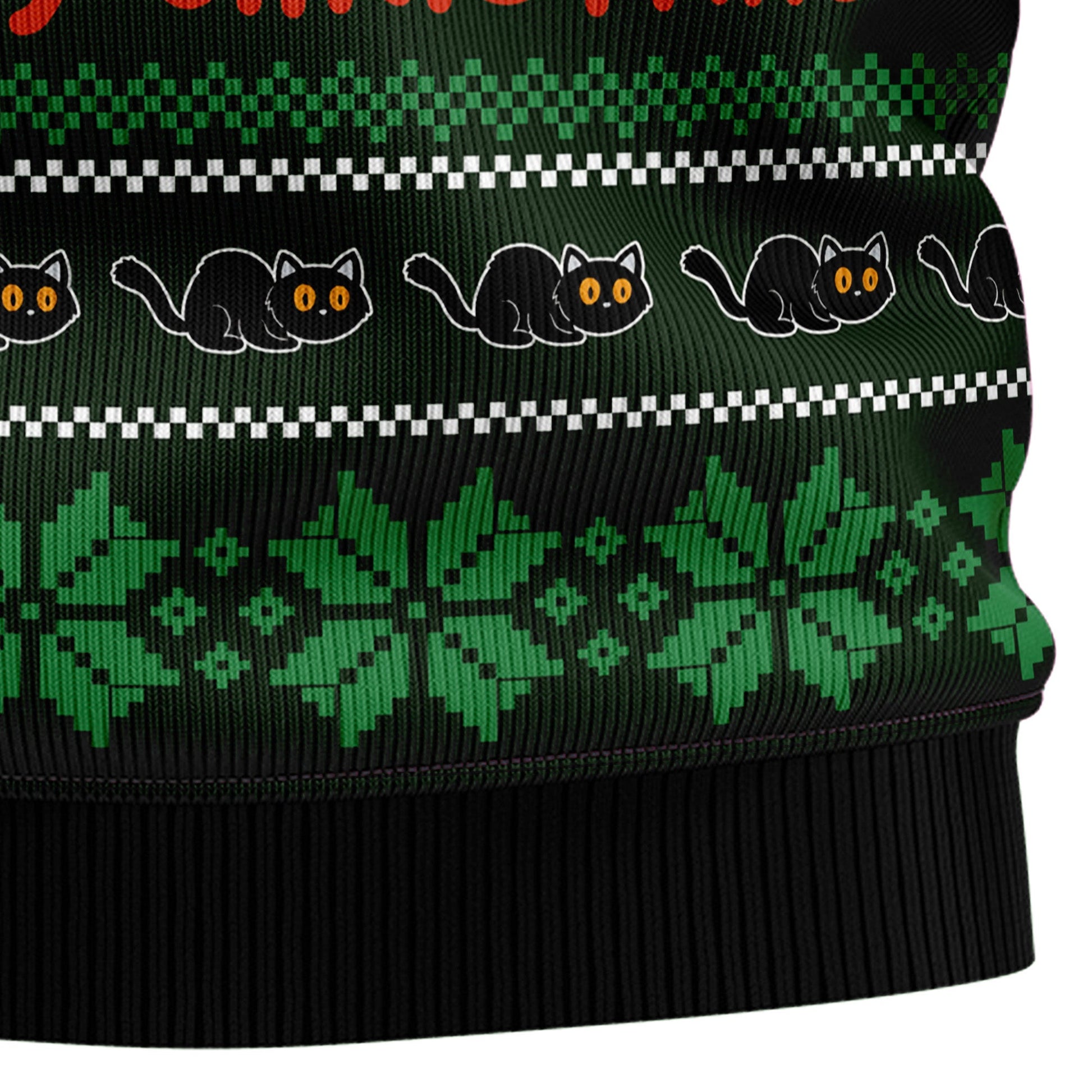 litzzy Meowy Christmas Black Cat G5105 Ugly Christmas Sweater -  Best Gift For Christmas, Noel Malalan - Christmas Signature sweater   