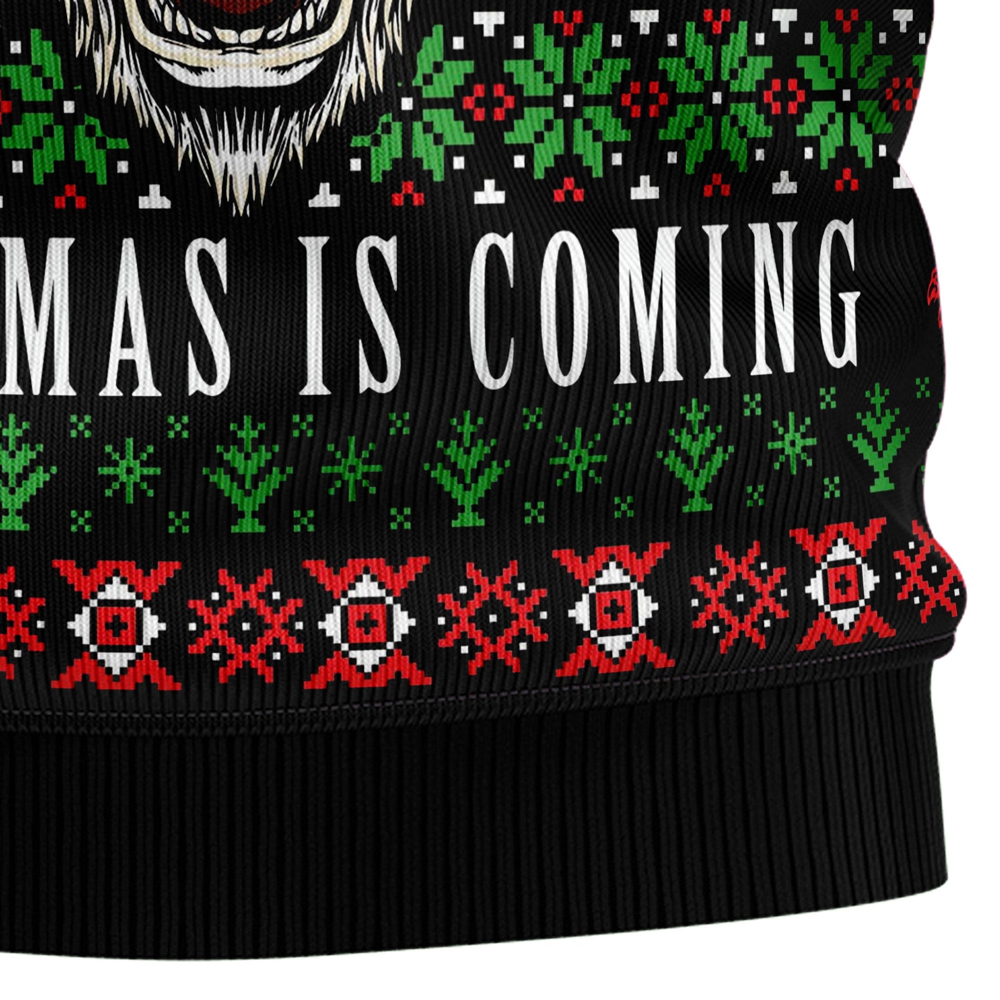 litzzy Awesome Wolf G51029 Ugly Christmas Sweater -  Best Gift For Christmas, Noel Malalan - Christmas Signature sweater   