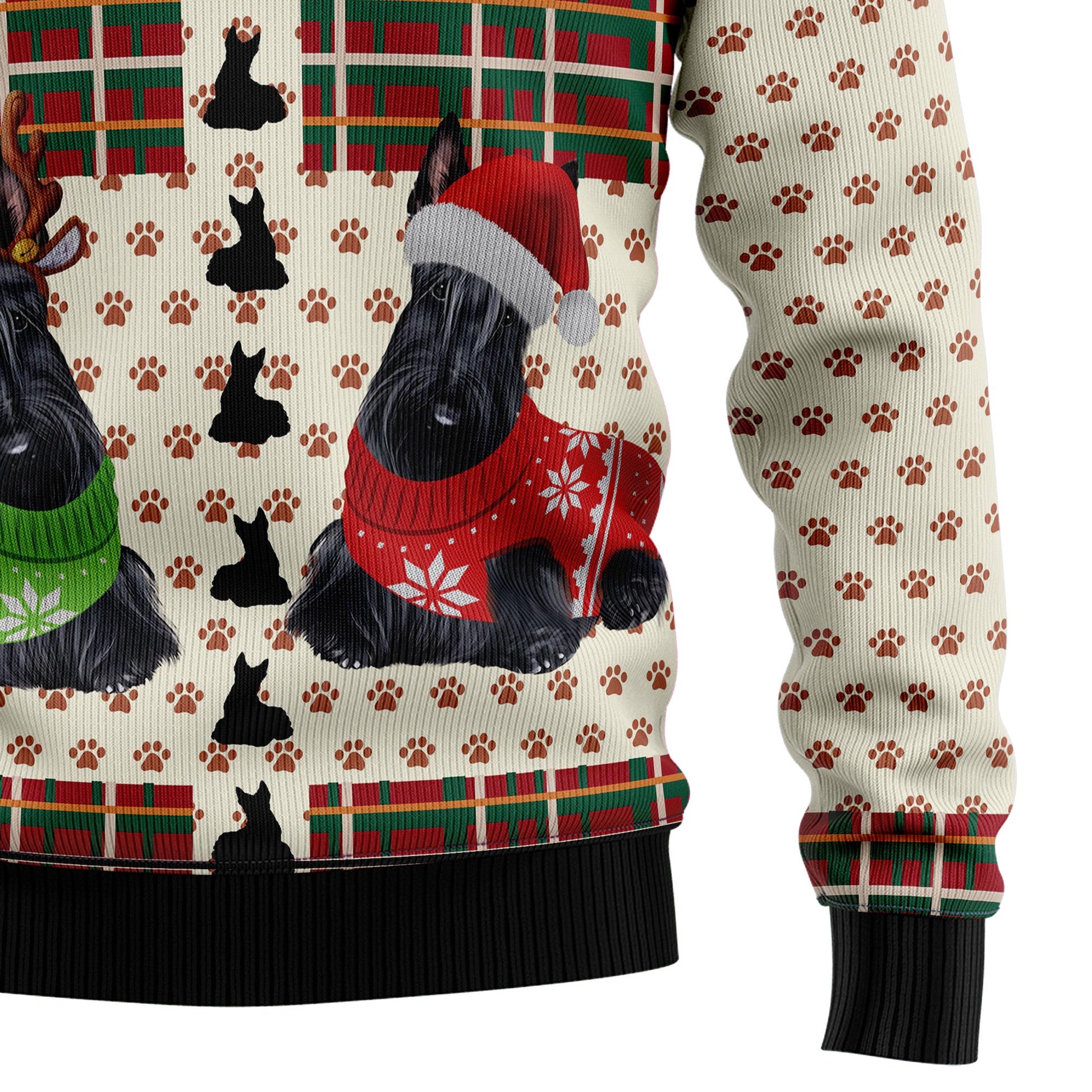 litzzy Scottish Terrier Christmas T249 Ugly Christmas Sweater -  Best Gift For Christmas, Noel Malalan - Christmas Signature sweater   