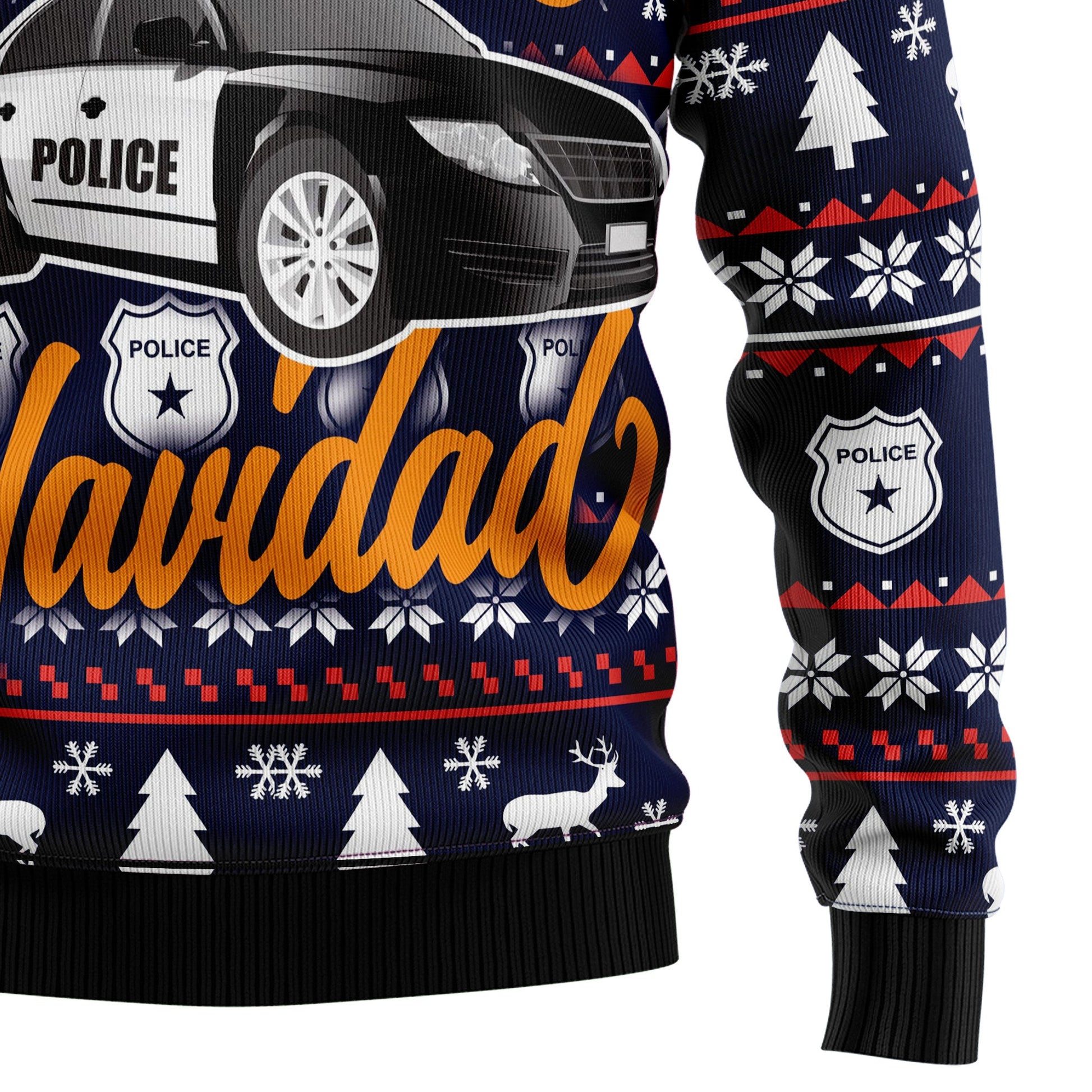 litzzy Police Navidad HT92401 Ugly Christmas Sweater -  Best Gift For Christmas, Noel Malalan - Christmas Signature sweater   