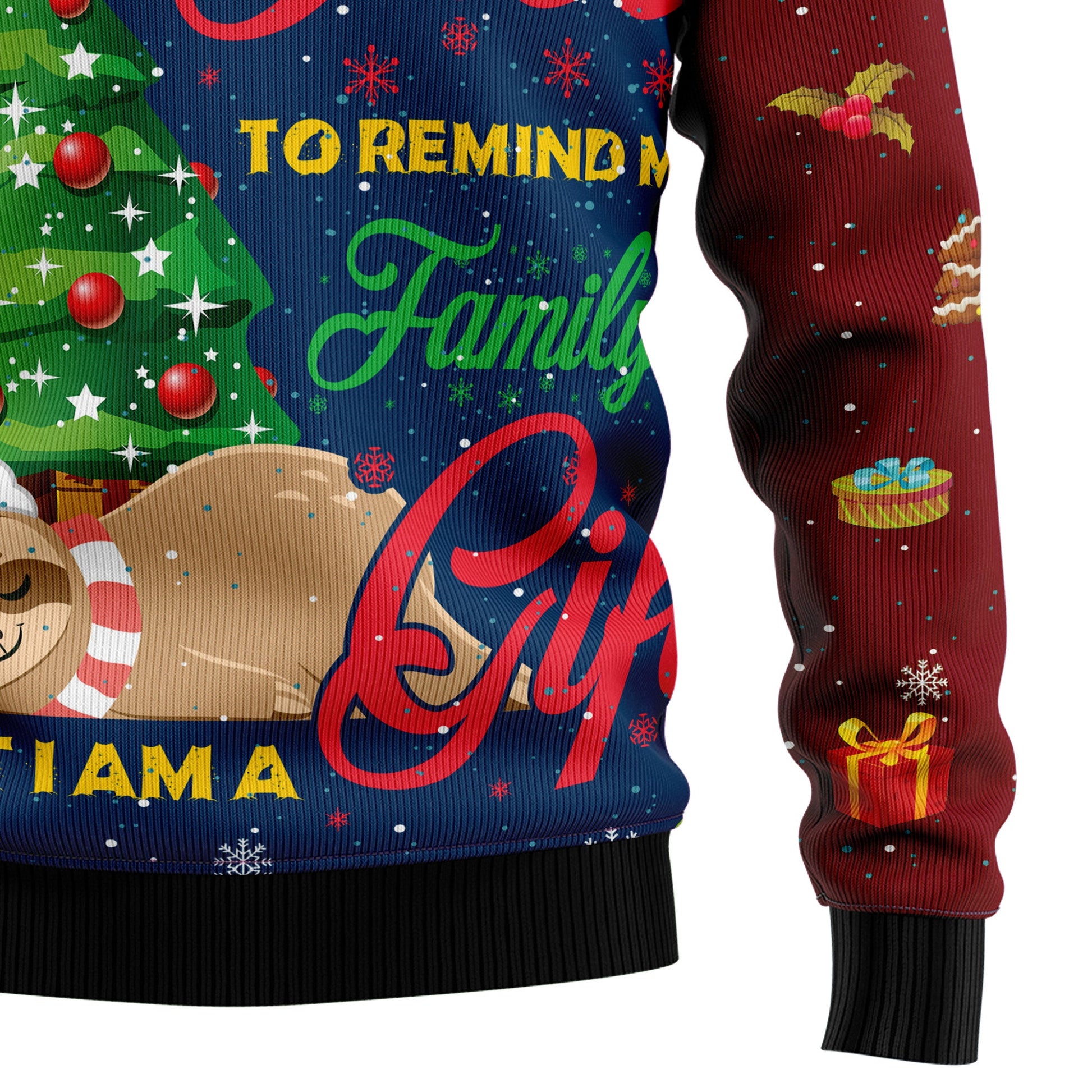 litzzy Sloth Gift D2409 Ugly Christmas Sweater -  Best Gift For Christmas, Noel Malalan - Christmas Signature sweater   