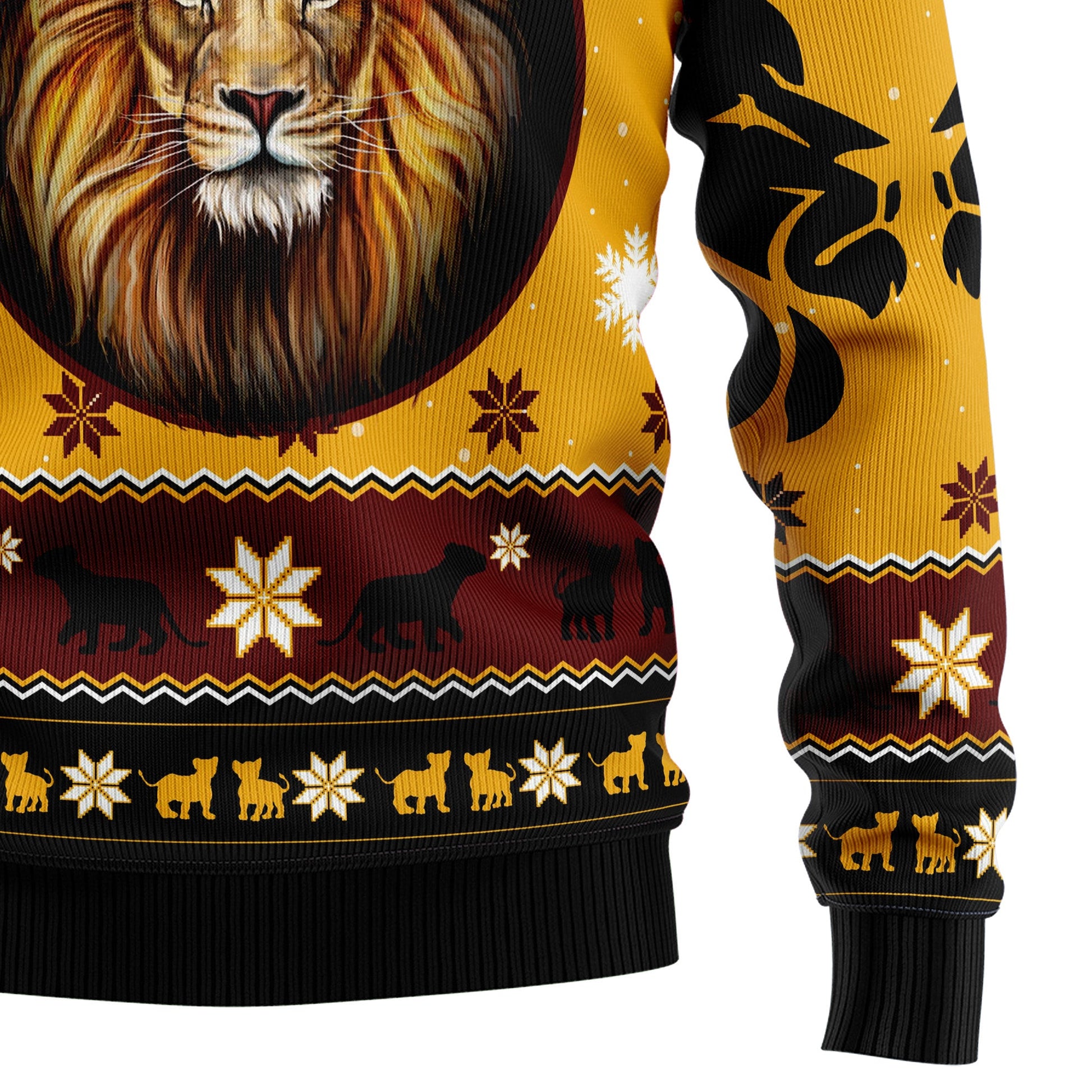 litzzy Lion Xmas TY110 Ugly Christmas Sweater -  Best Gift For Christmas, Noel Malalan - Christmas Signature sweater   