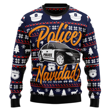 litzzy Police Navidad HT92401 Ugly Christmas Sweater -  Best Gift For Christmas, Noel Malalan - Christmas Signature sweater   