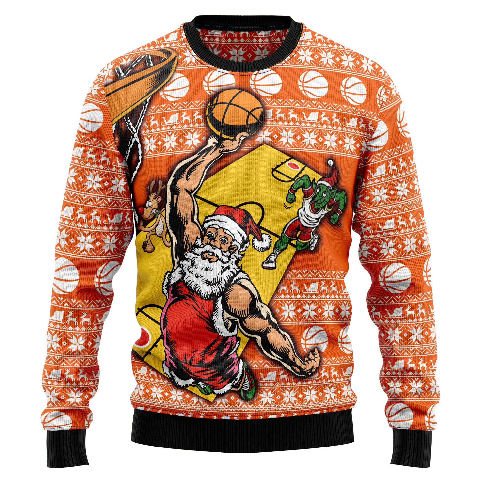 litzzy Basketball HT92803 Ugly Christmas Sweater -  Best Gift For Christmas, Noel Malalan - Christmas Signature sweater   