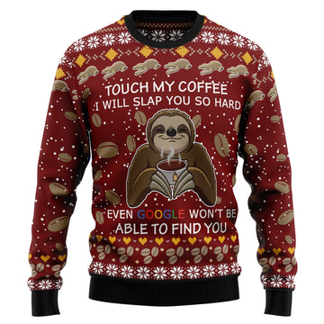 litzzy Sloth Coffee D1111 Ugly Christmas Sweater -  Best Gift For Christmas, Noel Malalan - Christmas Signature sweater   