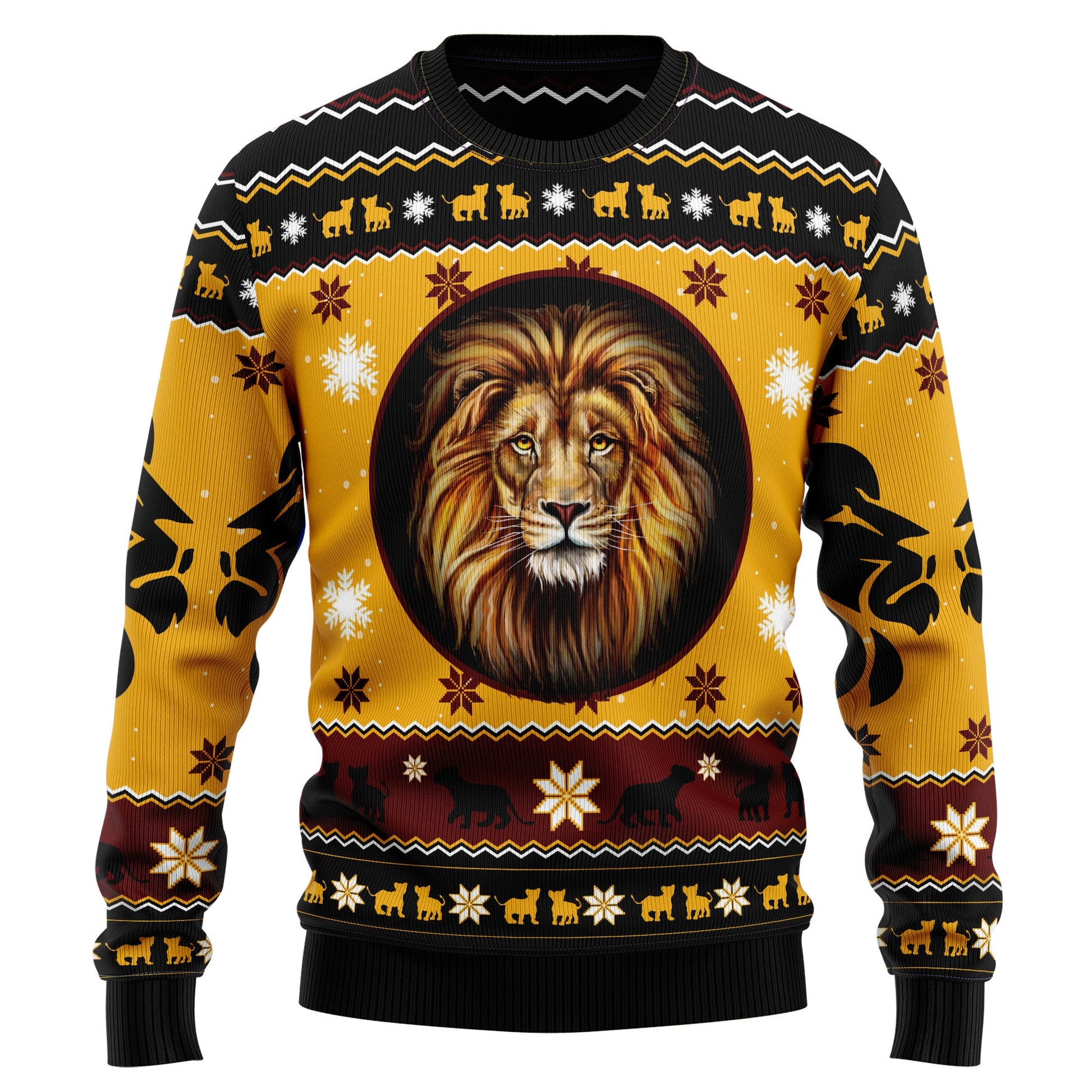 litzzy Lion Xmas TY110 Ugly Christmas Sweater -  Best Gift For Christmas, Noel Malalan - Christmas Signature sweater   