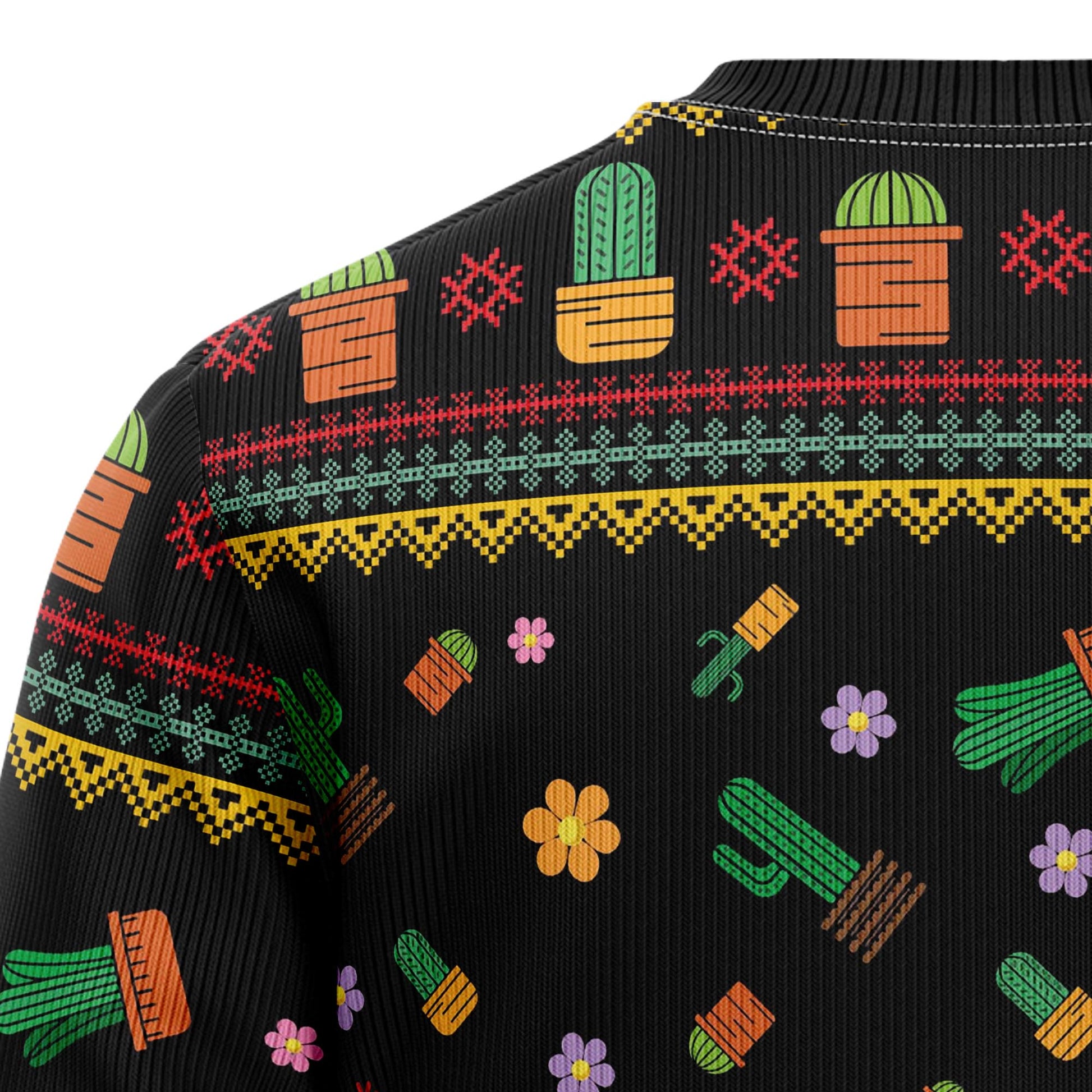 litzzy Cactus What the Fucculent HT081203 Ugly Christmas Sweater -  Best Gift For Christmas, Noel Malalan - Christmas Signature sweater   