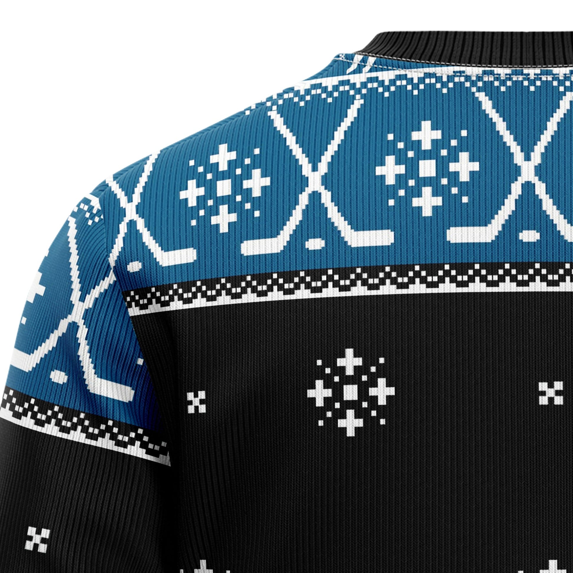 litzzy Happy Hockeyday D1011 Ugly Christmas Sweater -  Best Gift For Christmas, Noel Malalan - Christmas Signature sweater   
