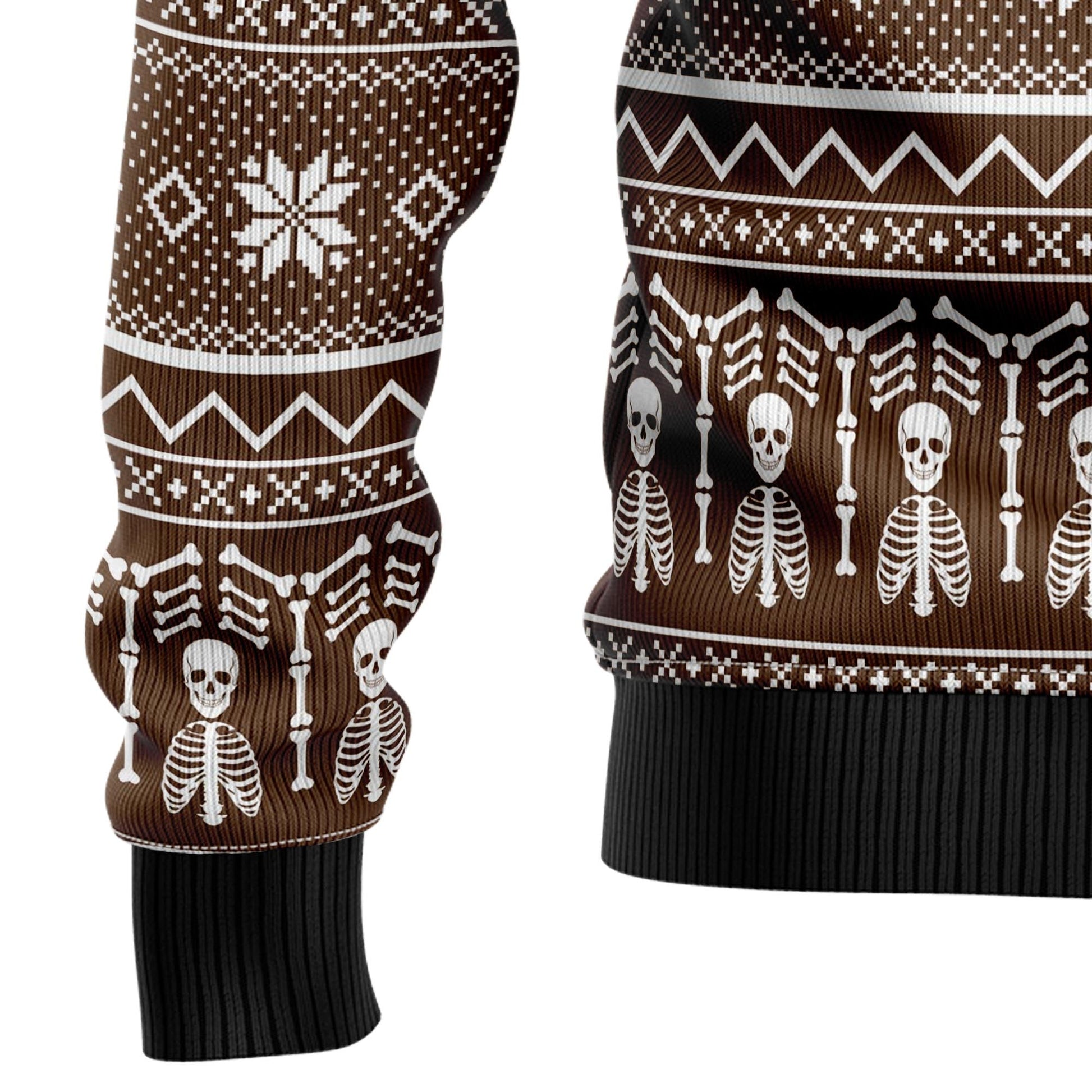 litzzy Awesome Sugar Skull G51028 Ugly Christmas Sweater -  Best Gift For Christmas, Noel Malalan - Christmas Signature sweater   