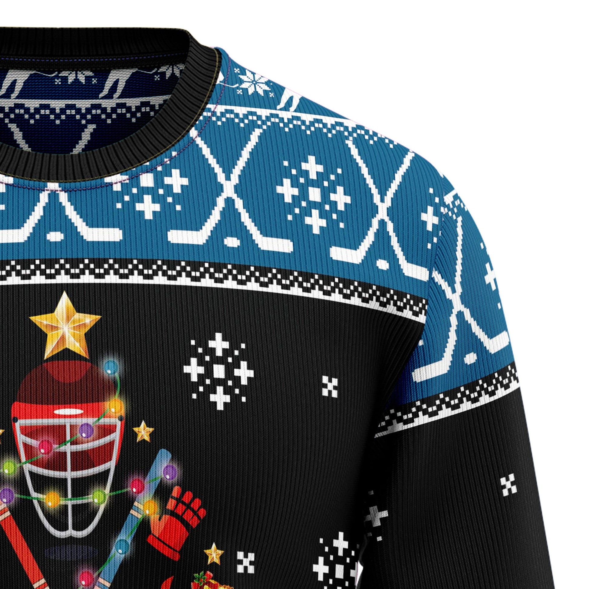 litzzy Happy Hockeyday D1011 Ugly Christmas Sweater -  Best Gift For Christmas, Noel Malalan - Christmas Signature sweater   