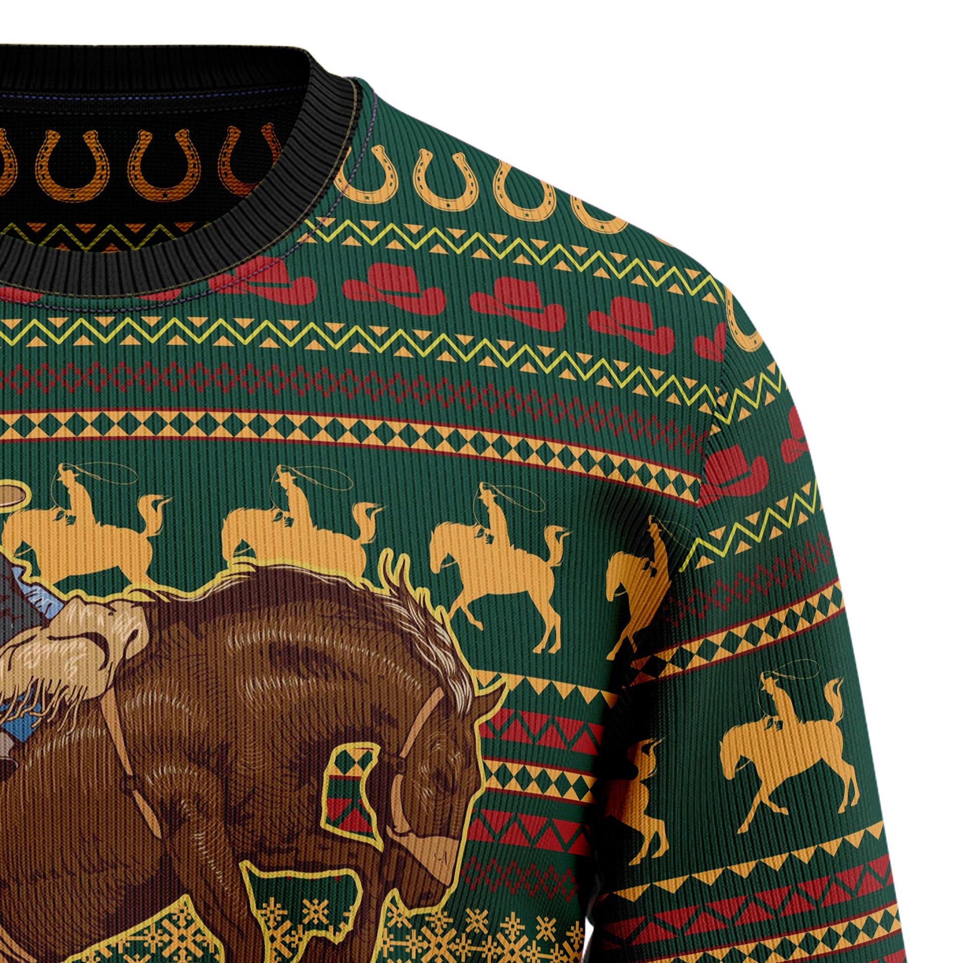litzzy Amazing Cowboy HZ92402 Ugly Christmas Sweater -  Best Gift For Christmas, Noel Malalan - Christmas Signature sweater   