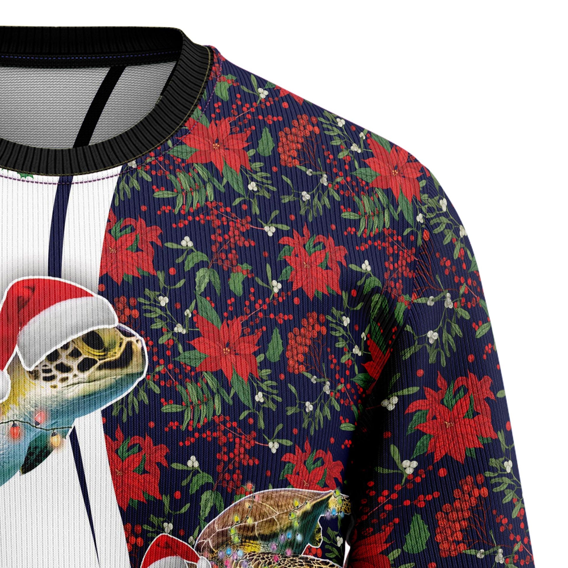 litzzy Turtle Christmas Light T3010 Ugly Christmas Sweater -  Best Gift For Christmas, Noel Malalan - Christmas Signature sweater   