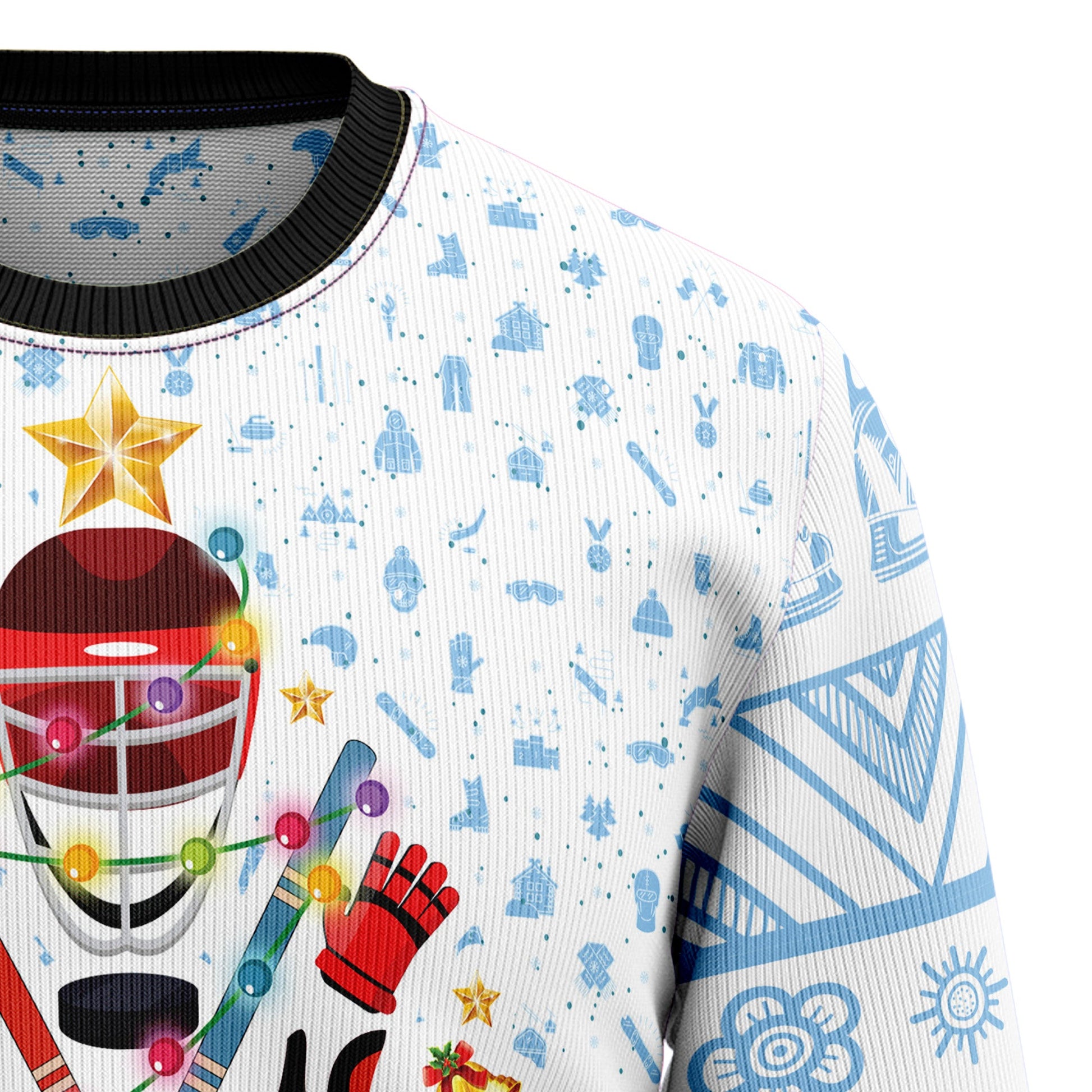 litzzy Happy Hockey Day TG5115 Ugly Christmas Sweater -  Best Gift For Christmas, Noel Malalan - Christmas Signature sweater   