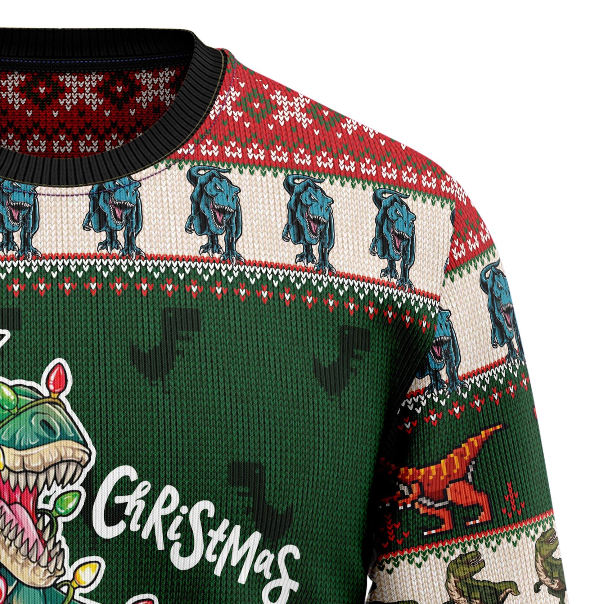 litzzy Christmas Tree Rex HT100202 Ugly Christmas Sweater -  Best Gift For Christmas, Noel Malalan - Christmas Signature sweater   