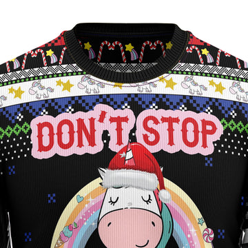 litzzy Unicorn Believing Christmas T239 Ugly Christmas Sweater -  Best Gift For Christmas, Noel Malalan - Christmas Signature sweater   