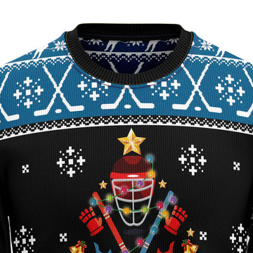 litzzy Happy Hockeyday D1011 Ugly Christmas Sweater -  Best Gift For Christmas, Noel Malalan - Christmas Signature sweater   