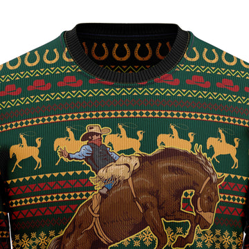 litzzy Amazing Cowboy HZ92402 Ugly Christmas Sweater -  Best Gift For Christmas, Noel Malalan - Christmas Signature sweater   