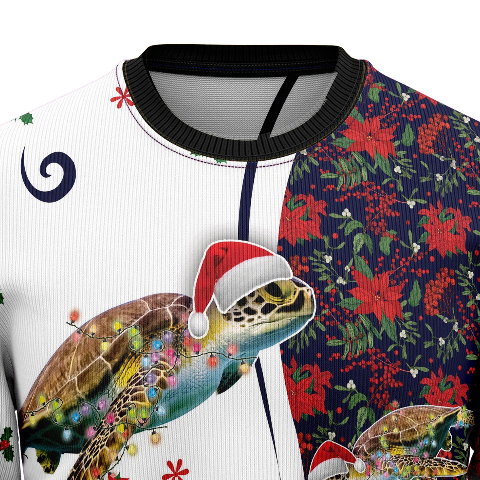 litzzy Turtle Christmas Light T3010 Ugly Christmas Sweater -  Best Gift For Christmas, Noel Malalan - Christmas Signature sweater   