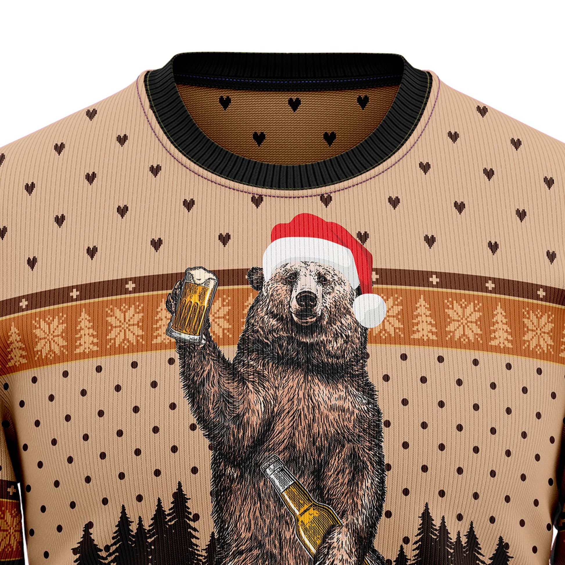 litzzy Bear Camping Christmas T3010 Ugly Christmas Sweater -  Best Gift For Christmas, Noel Malalan - Christmas Signature sweater   