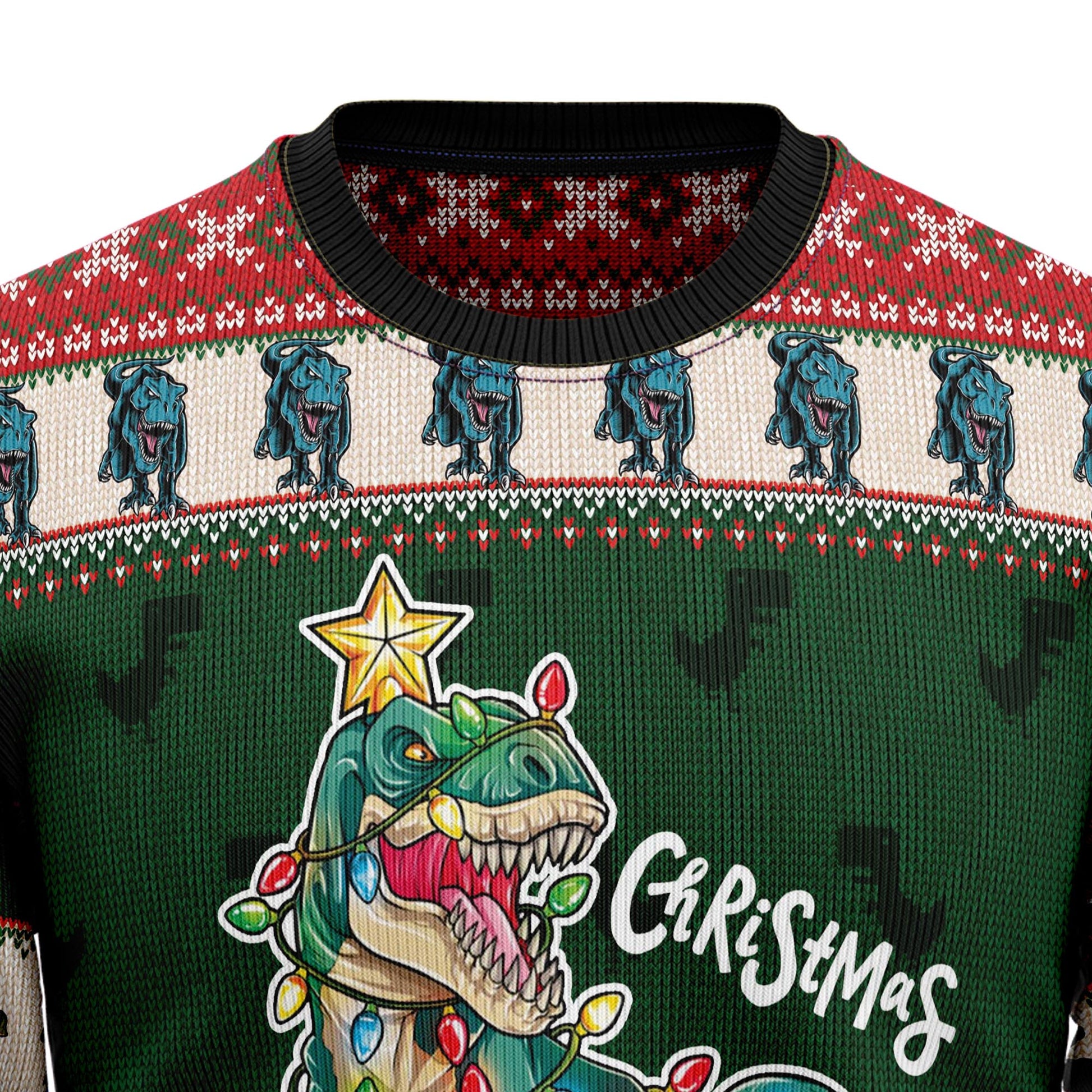 litzzy Christmas Tree Rex HT100202 Ugly Christmas Sweater -  Best Gift For Christmas, Noel Malalan - Christmas Signature sweater   