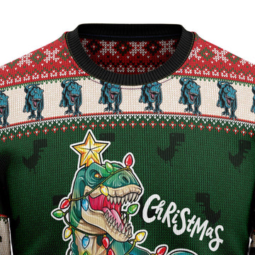 litzzy Christmas Tree Rex HT100202 Ugly Christmas Sweater -  Best Gift For Christmas, Noel Malalan - Christmas Signature sweater   