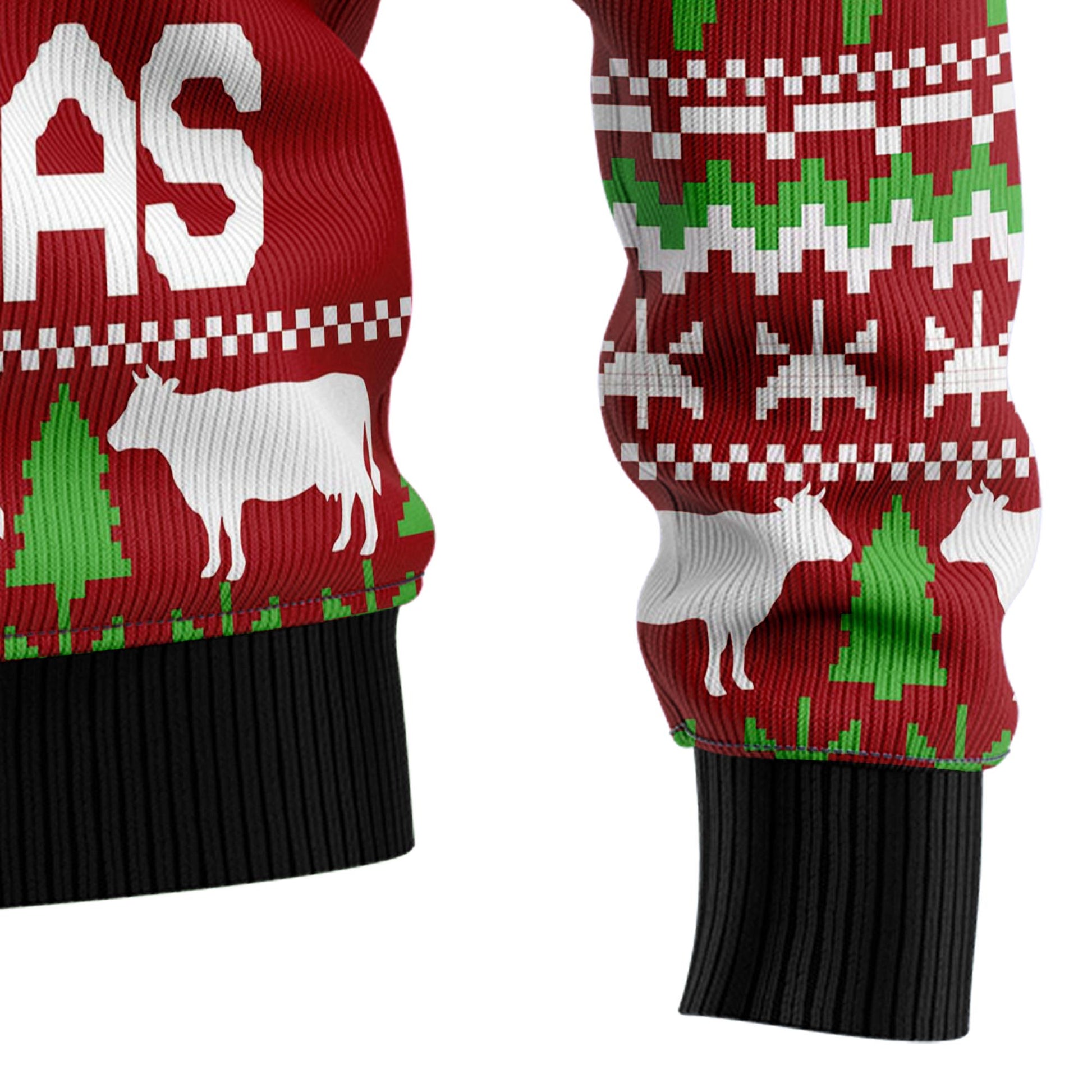 litzzy Cow Mooey Christmas T2910 Ugly Christmas Sweater -  Best Gift For Christmas, Noel Malalan - Christmas Signature sweater   