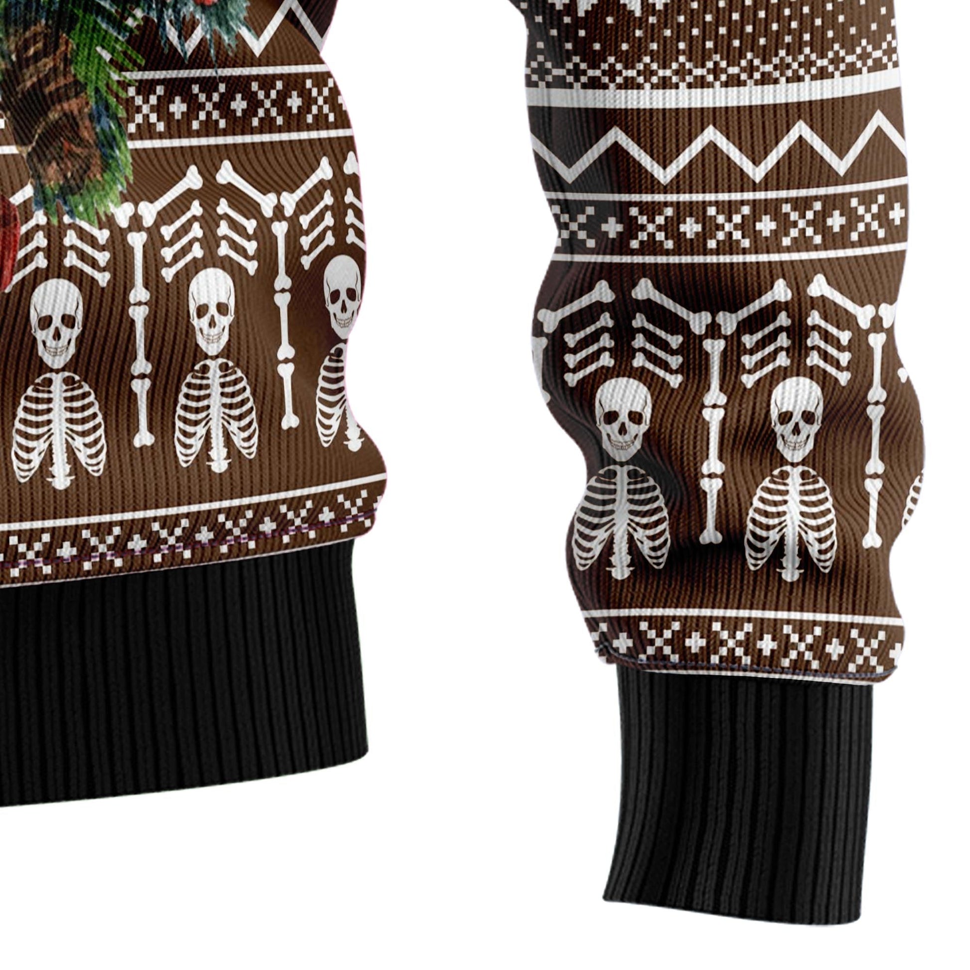 litzzy Awesome Sugar Skull G51028 Ugly Christmas Sweater -  Best Gift For Christmas, Noel Malalan - Christmas Signature sweater   