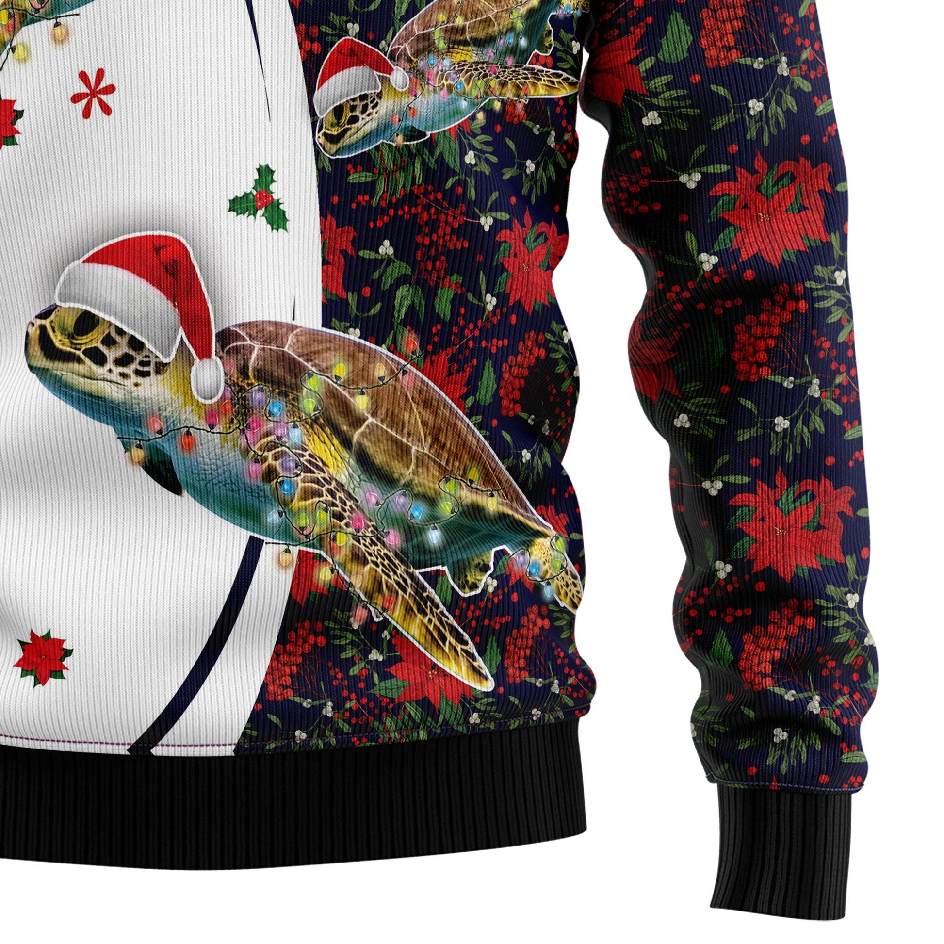 litzzy Turtle Christmas Light T3010 Ugly Christmas Sweater -  Best Gift For Christmas, Noel Malalan - Christmas Signature sweater   
