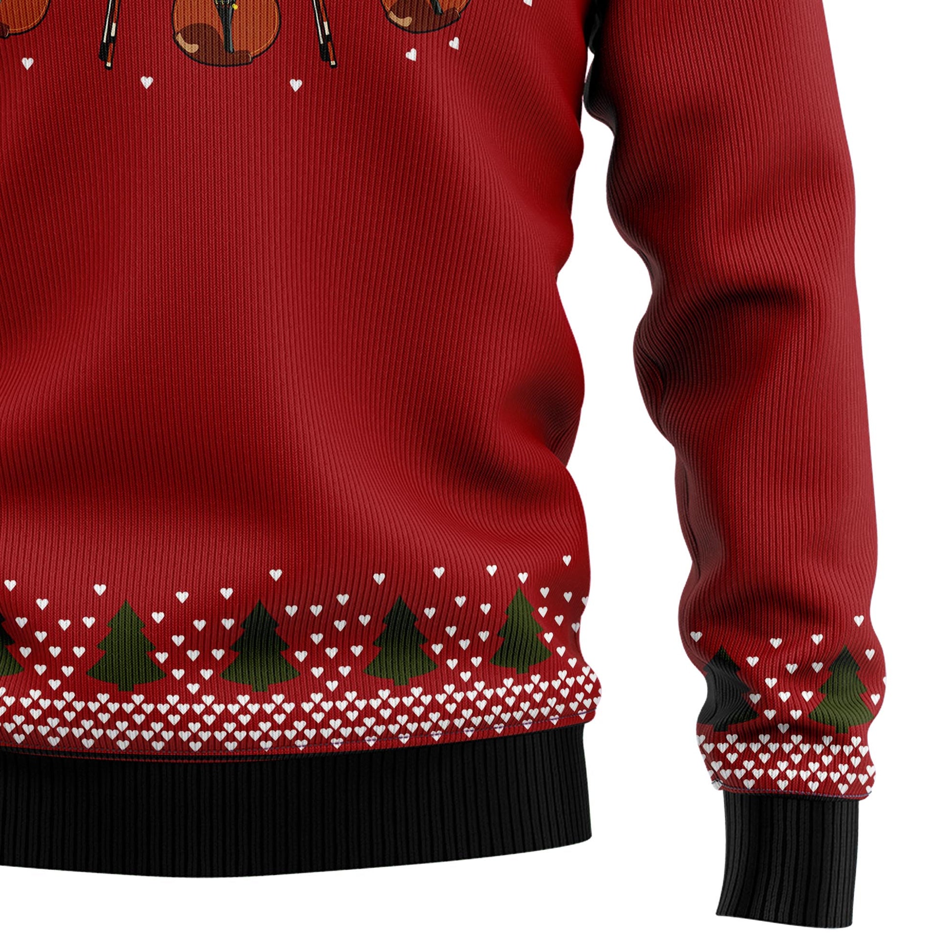 litzzy Violin Lover HZ92803 Ugly Christmas Sweater -  Best Gift For Christmas, Noel Malalan - Christmas Signature sweater   