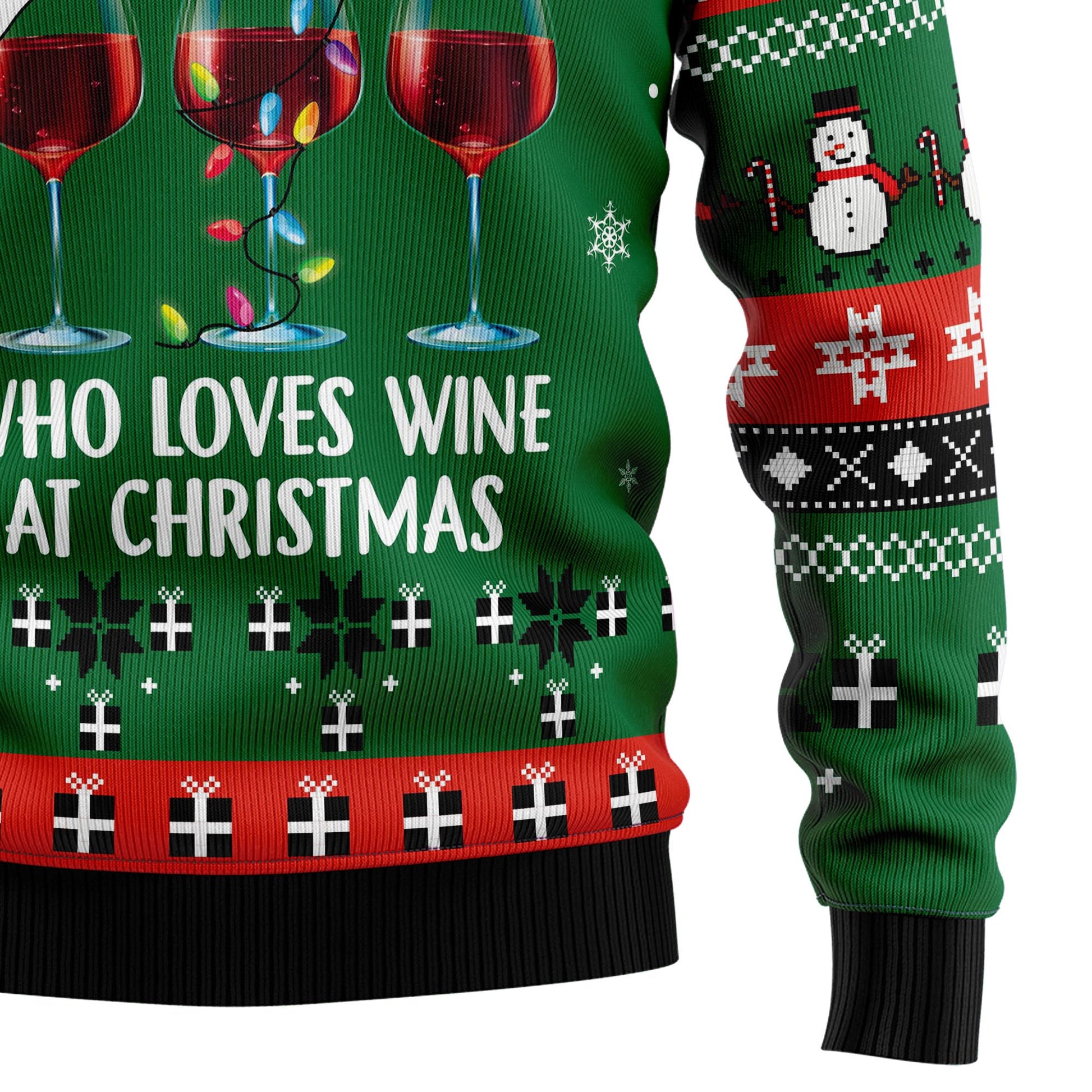 litzzy Wine Xmas T1910 Ugly Christmas Sweater -  Best Gift For Christmas, Noel Malalan - Christmas Signature sweater   