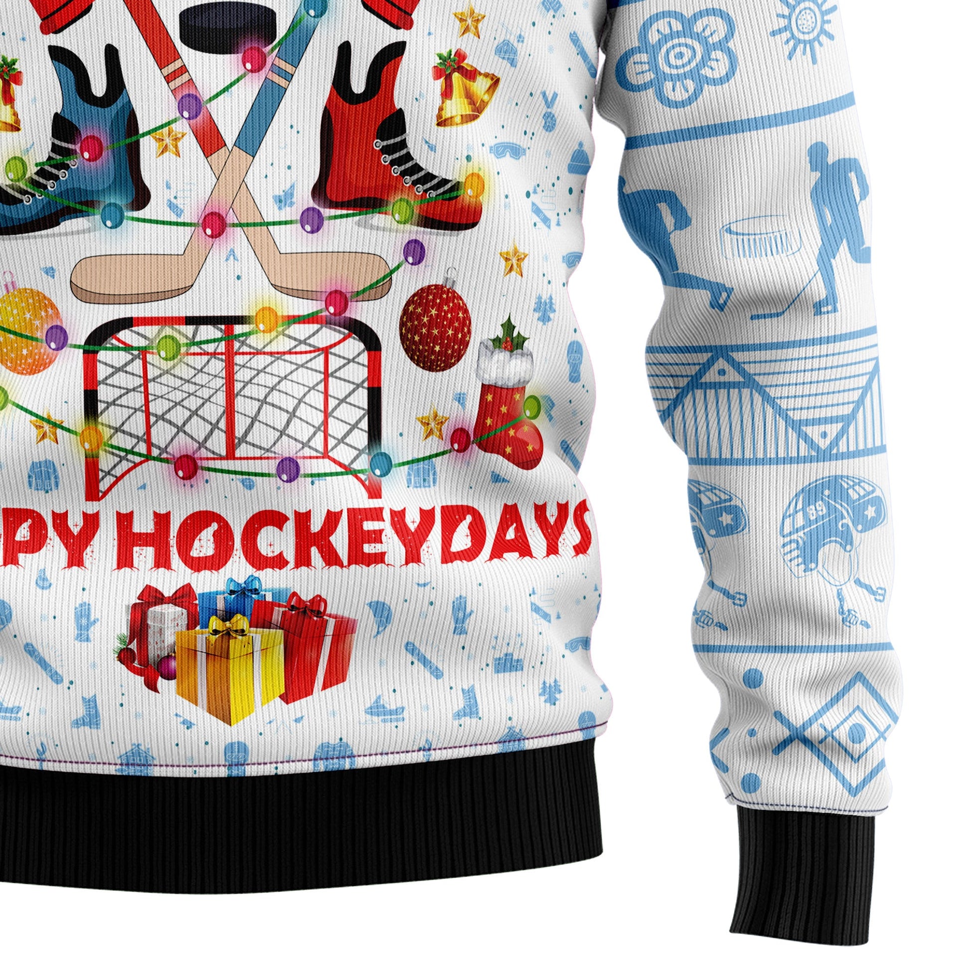 litzzy Happy Hockey Day TG5115 Ugly Christmas Sweater -  Best Gift For Christmas, Noel Malalan - Christmas Signature sweater   