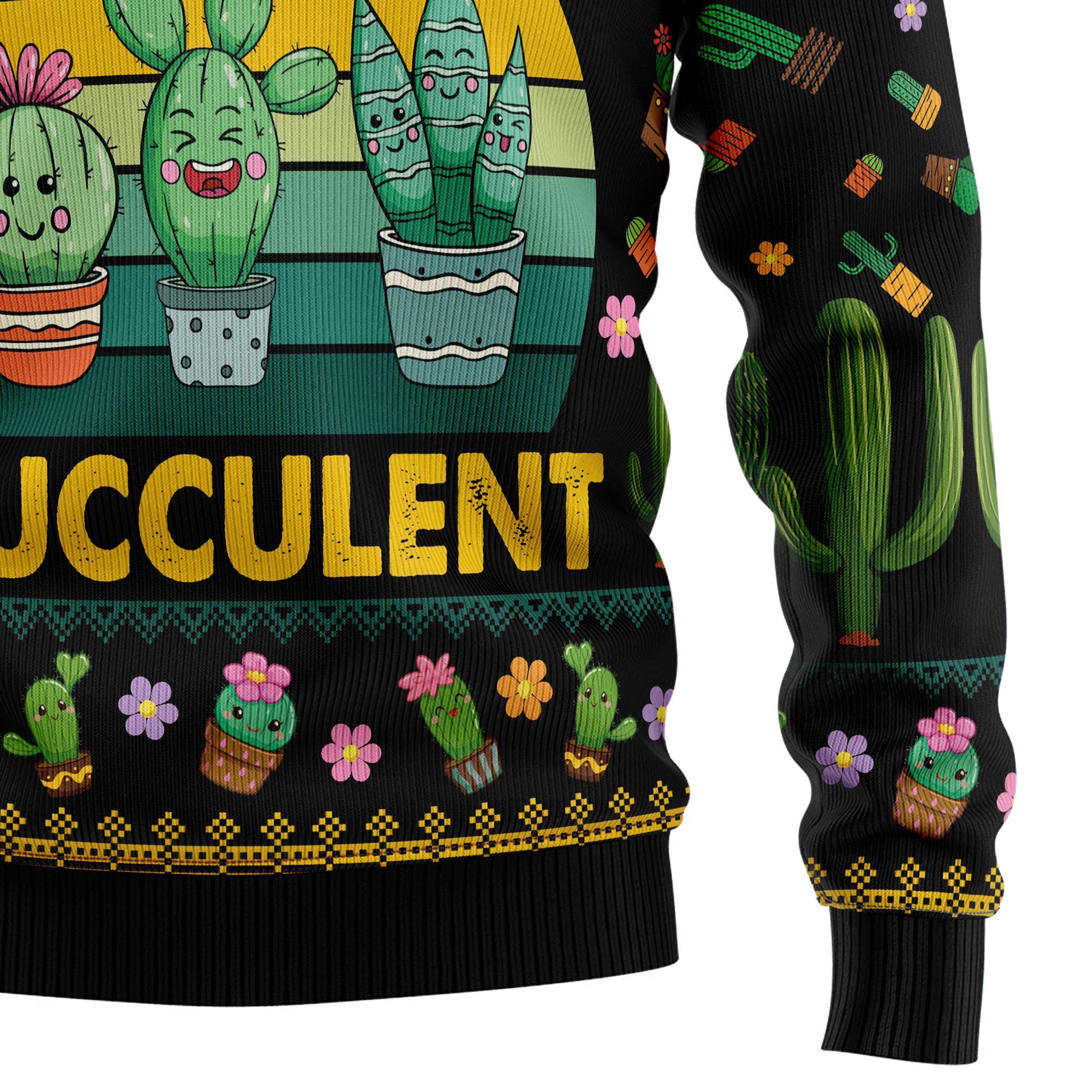 litzzy Cactus What the Fucculent HT081203 Ugly Christmas Sweater -  Best Gift For Christmas, Noel Malalan - Christmas Signature sweater   