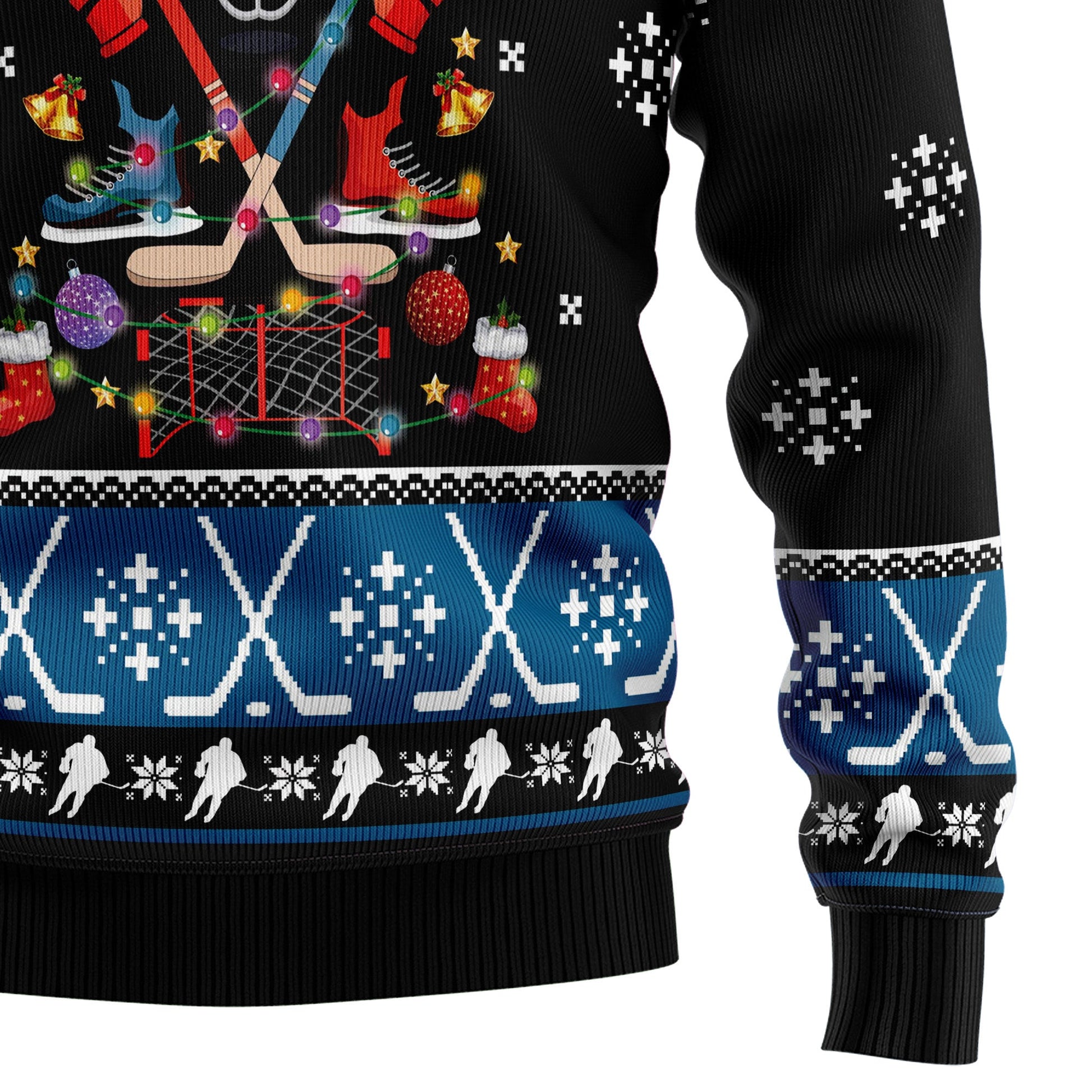 litzzy Happy Hockeyday D1011 Ugly Christmas Sweater -  Best Gift For Christmas, Noel Malalan - Christmas Signature sweater   