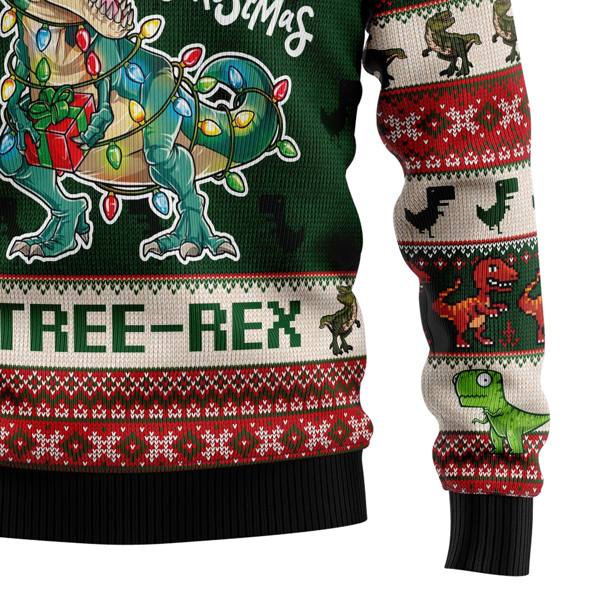 litzzy Christmas Tree Rex HT100202 Ugly Christmas Sweater -  Best Gift For Christmas, Noel Malalan - Christmas Signature sweater   