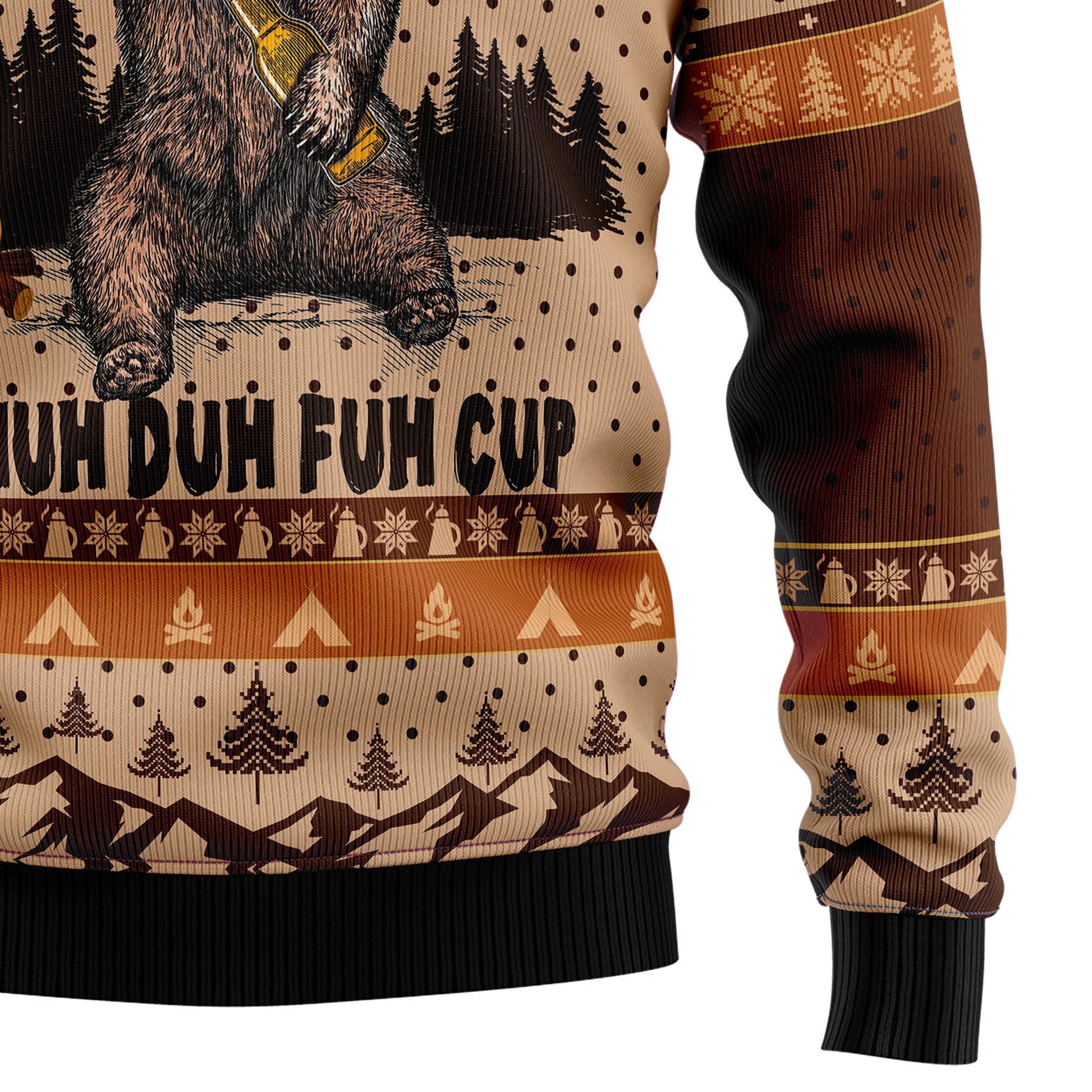 litzzy Bear Camping Christmas T3010 Ugly Christmas Sweater -  Best Gift For Christmas, Noel Malalan - Christmas Signature sweater   