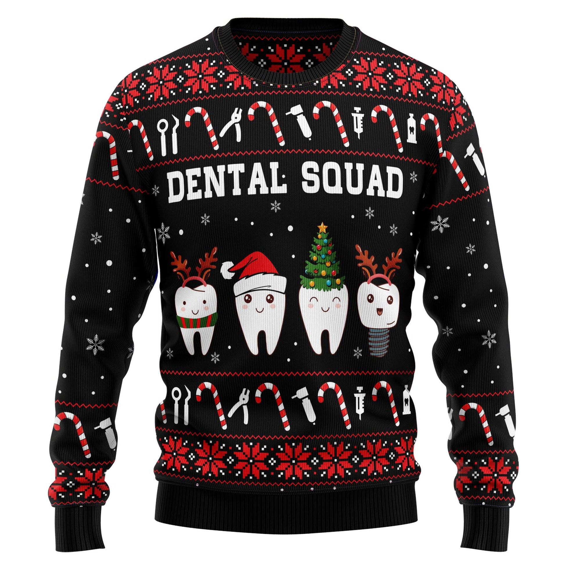 litzzy Dental Squad HT031112 Ugly Christmas Sweater -  Best Gift For Christmas, Noel Malalan - Christmas Signature sweater   