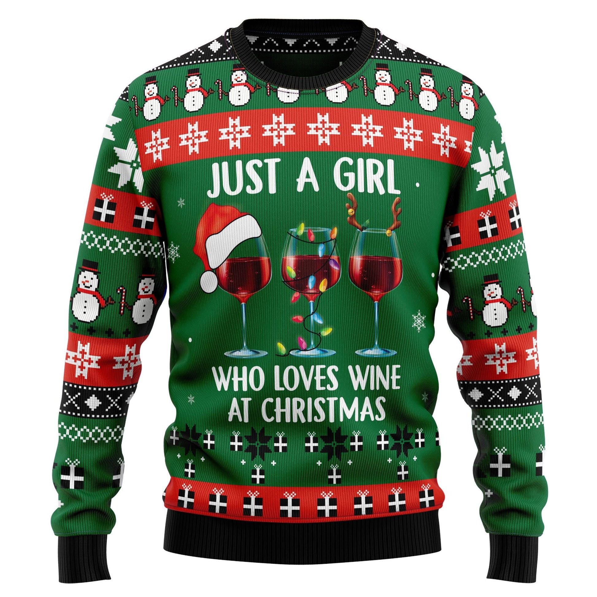litzzy Wine Xmas T1910 Ugly Christmas Sweater -  Best Gift For Christmas, Noel Malalan - Christmas Signature sweater   