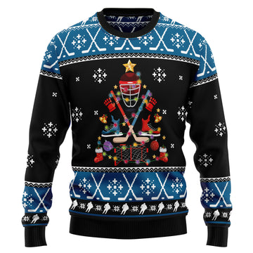 litzzy Happy Hockeyday D1011 Ugly Christmas Sweater -  Best Gift For Christmas, Noel Malalan - Christmas Signature sweater   