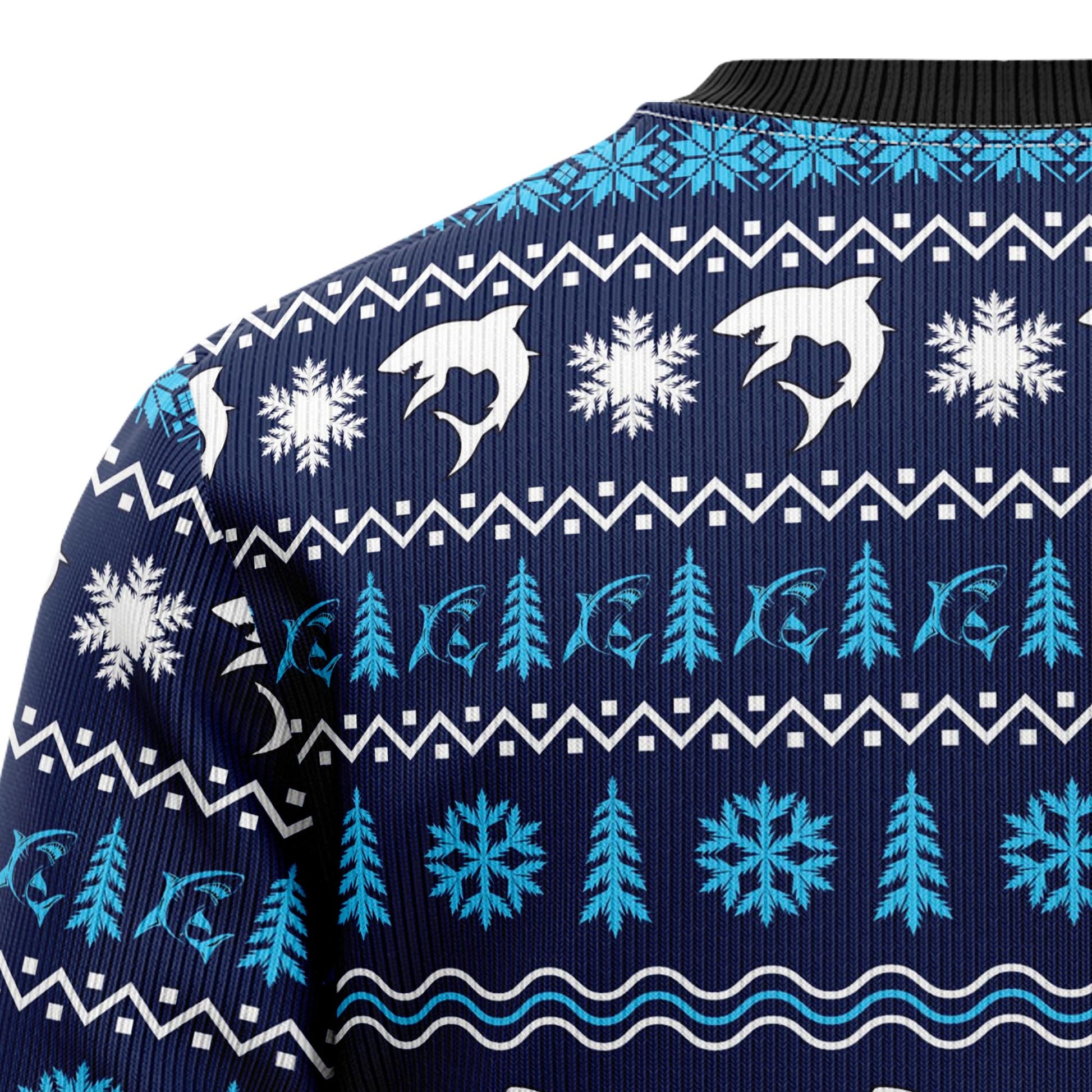 litzzy Shark Jawlly Christmas TY210 Ugly Christmas Sweater -  Best Gift For Christmas, Noel Malalan - Christmas Signature sweater   