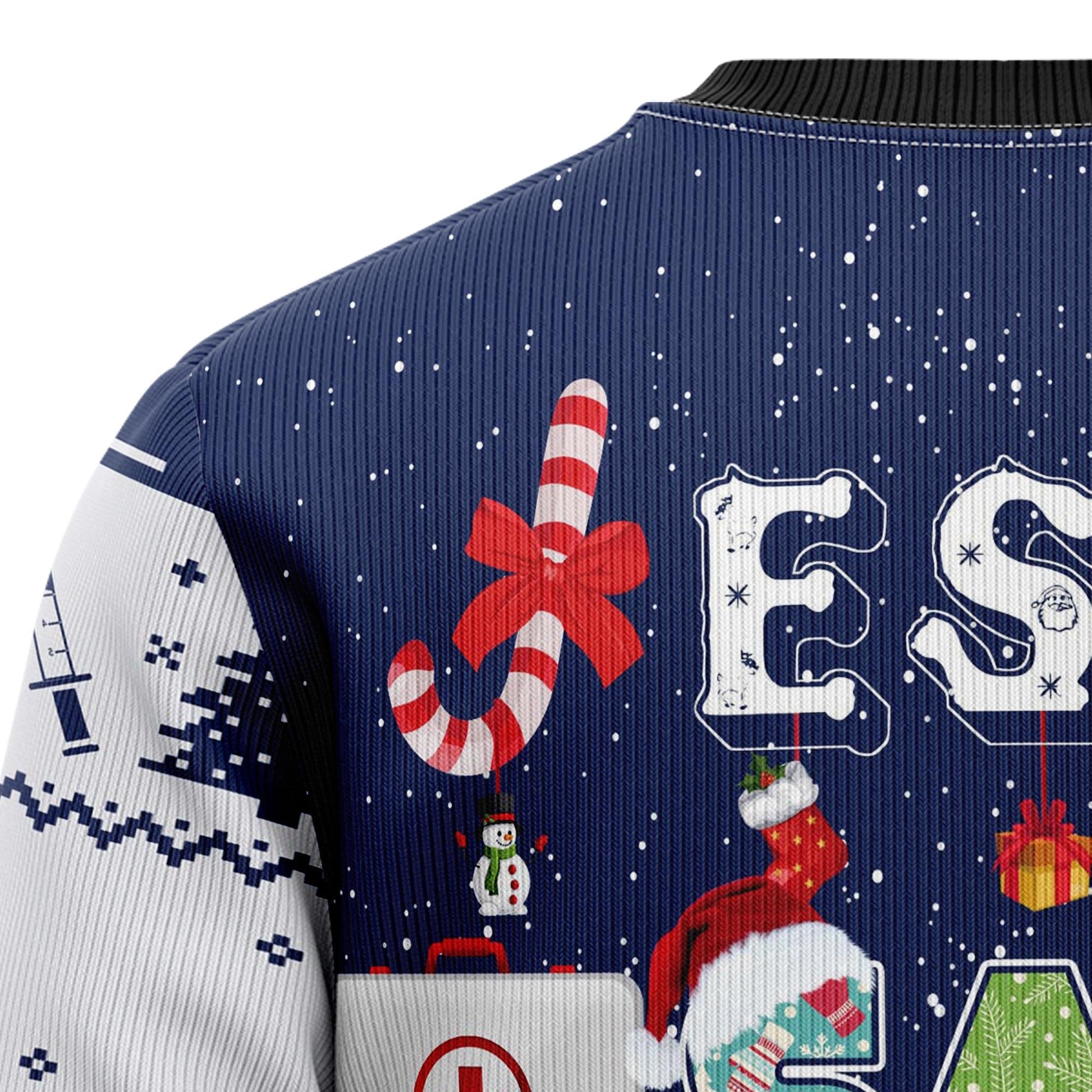 litzzy Nurse Life TG5114 Ugly Christmas Sweater -  Best Gift For Christmas, Noel Malalan - Christmas Signature sweater   