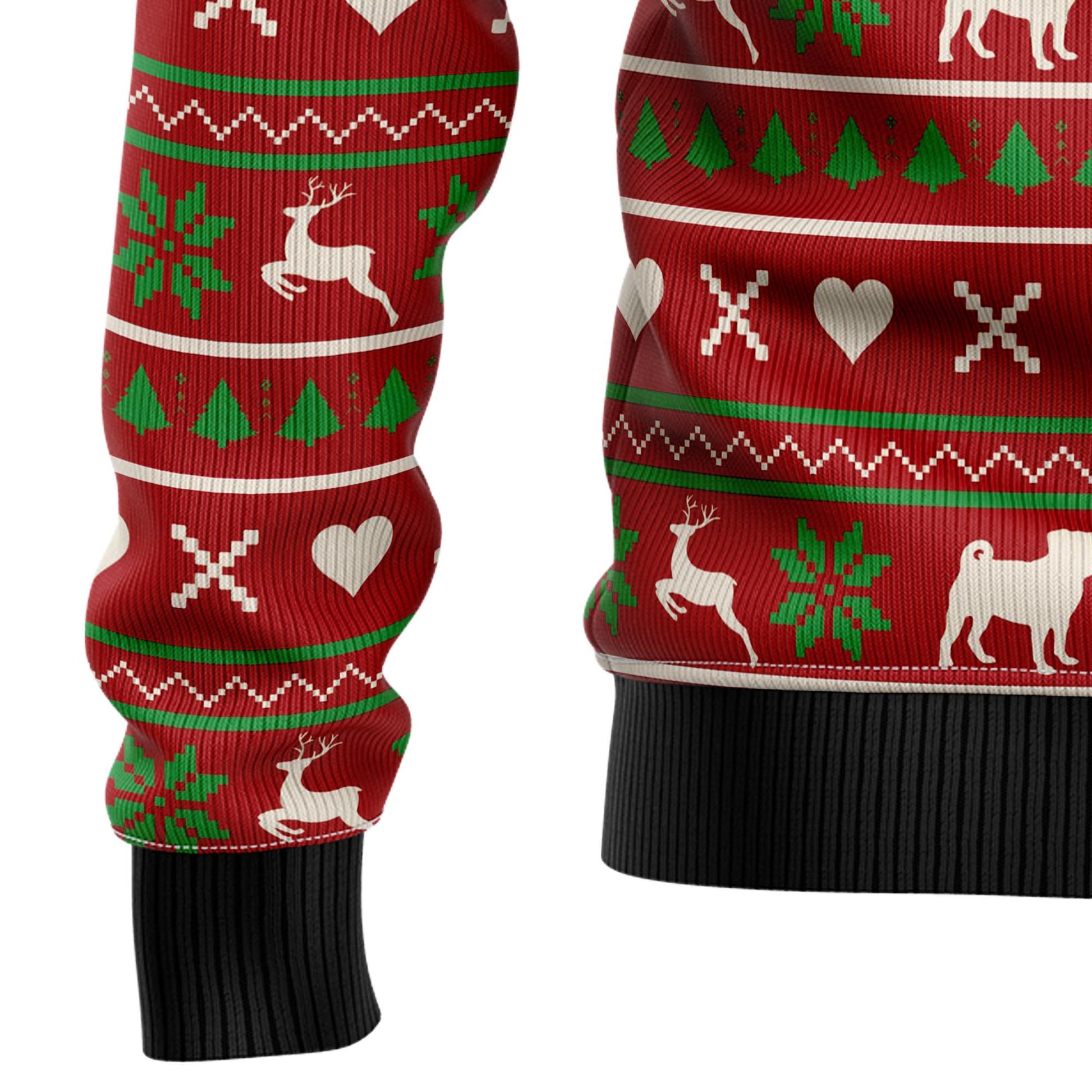 litzzy Pug Reindeer TG51014 Ugly Christmas Sweater -  Best Gift For Christmas, Noel Malalan - Christmas Signature sweater   