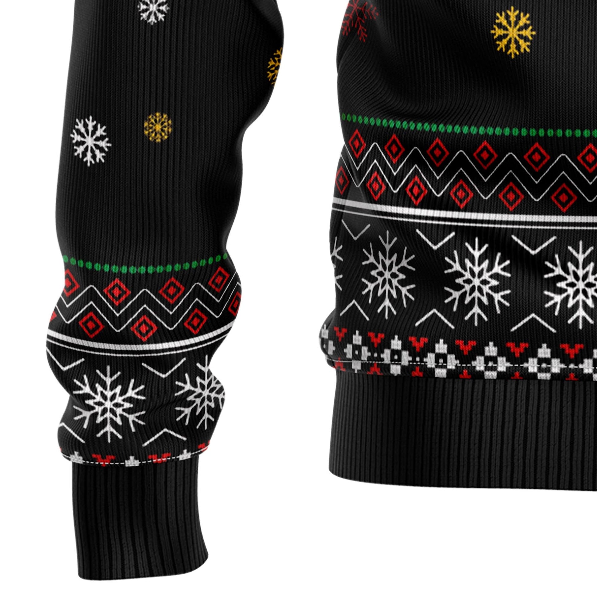 litzzy Santa And Motor T1911 Ugly Christmas Sweater -  Best Gift For Christmas, Noel Malalan - Christmas Signature sweater   