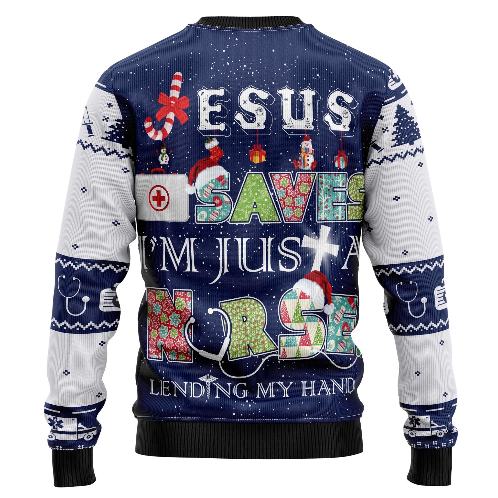 litzzy Nurse Life TG5114 Ugly Christmas Sweater -  Best Gift For Christmas, Noel Malalan - Christmas Signature sweater   