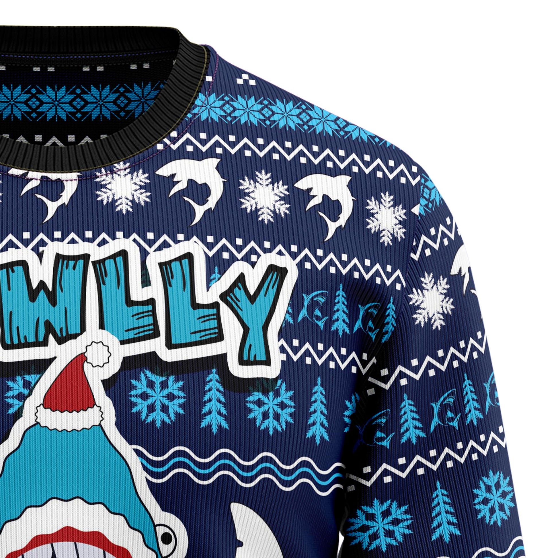 litzzy Shark Jawlly Christmas TY210 Ugly Christmas Sweater -  Best Gift For Christmas, Noel Malalan - Christmas Signature sweater   