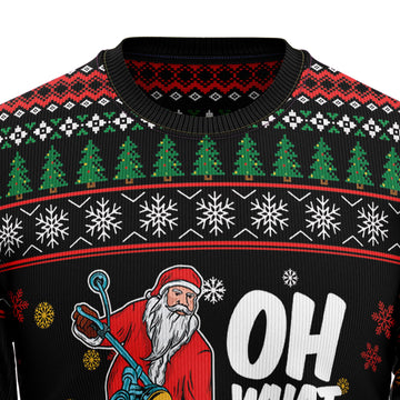 litzzy Santa And Motor T1911 Ugly Christmas Sweater -  Best Gift For Christmas, Noel Malalan - Christmas Signature sweater   