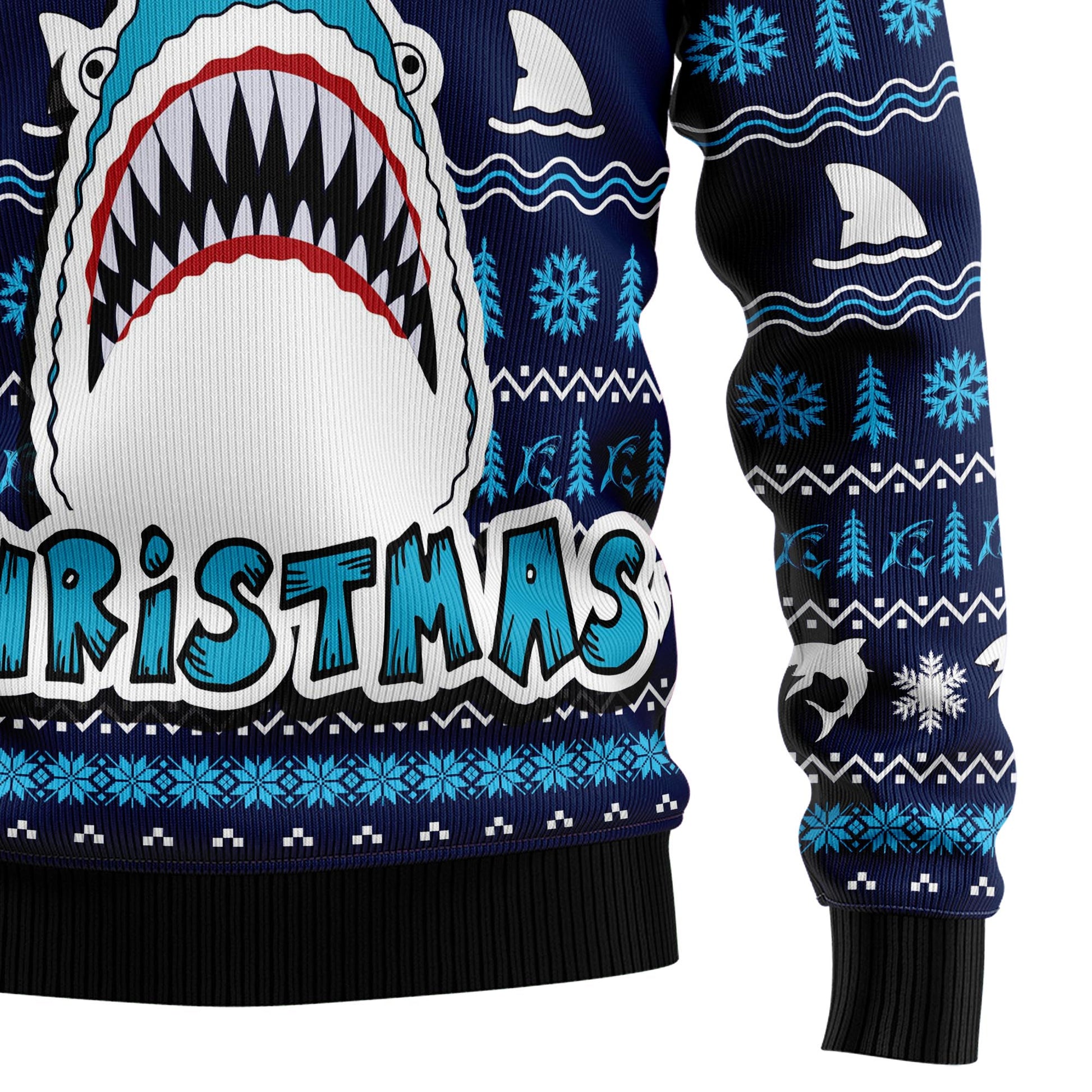 litzzy Shark Jawlly Christmas TY210 Ugly Christmas Sweater -  Best Gift For Christmas, Noel Malalan - Christmas Signature sweater   