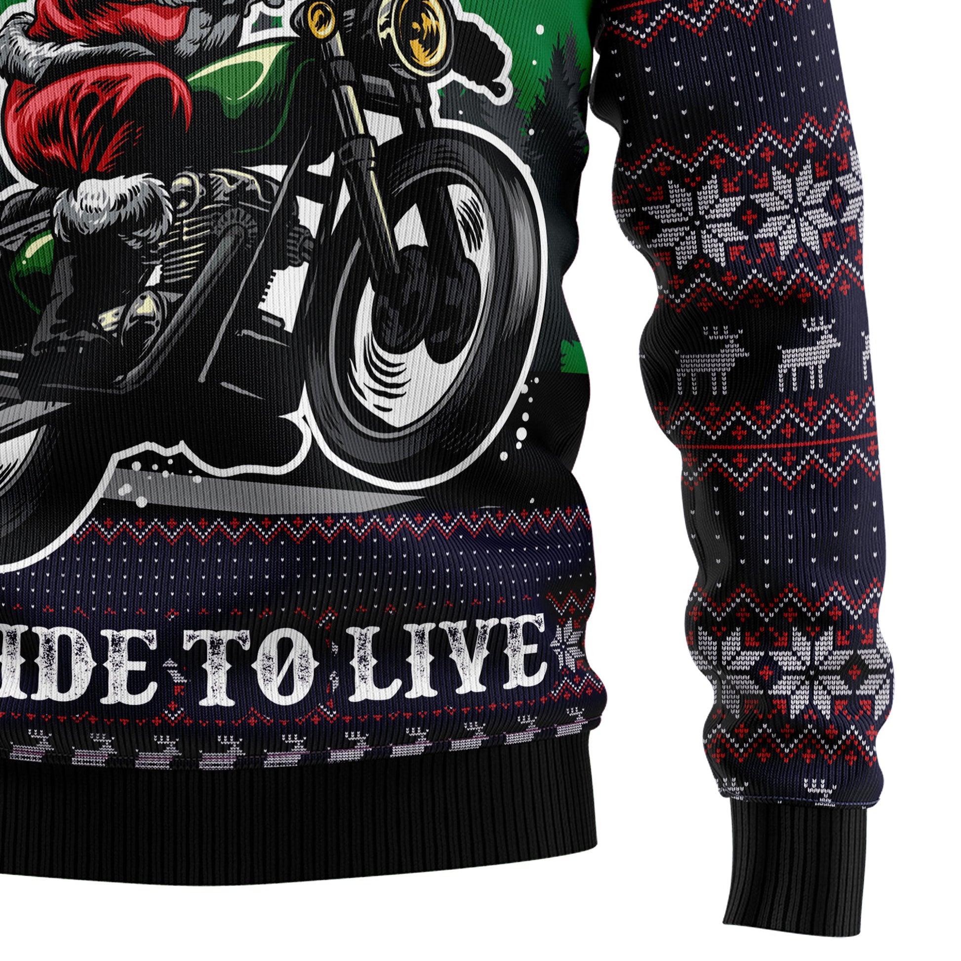 litzzy Riding Motor HT92306 Ugly Christmas Sweater -  Best Gift For Christmas, Noel Malalan - Christmas Signature sweater   