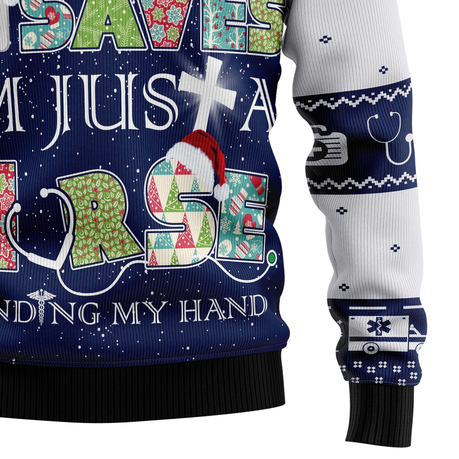 litzzy Nurse Life TG5114 Ugly Christmas Sweater -  Best Gift For Christmas, Noel Malalan - Christmas Signature sweater   
