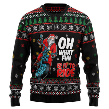 litzzy Santa And Motor T1911 Ugly Christmas Sweater -  Best Gift For Christmas, Noel Malalan - Christmas Signature sweater   