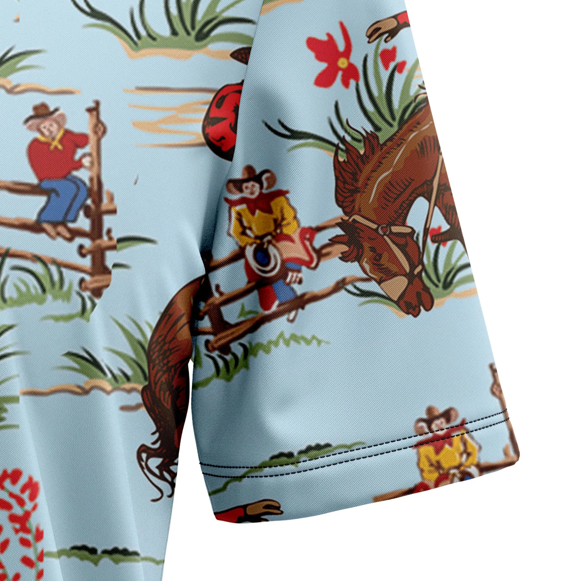litzzy Awesome Cowboy G5703 Hawaiian Shirt - Litzzy Shirt Hawaiian Hawaii Shirt For Summer Hawaii Shirt   